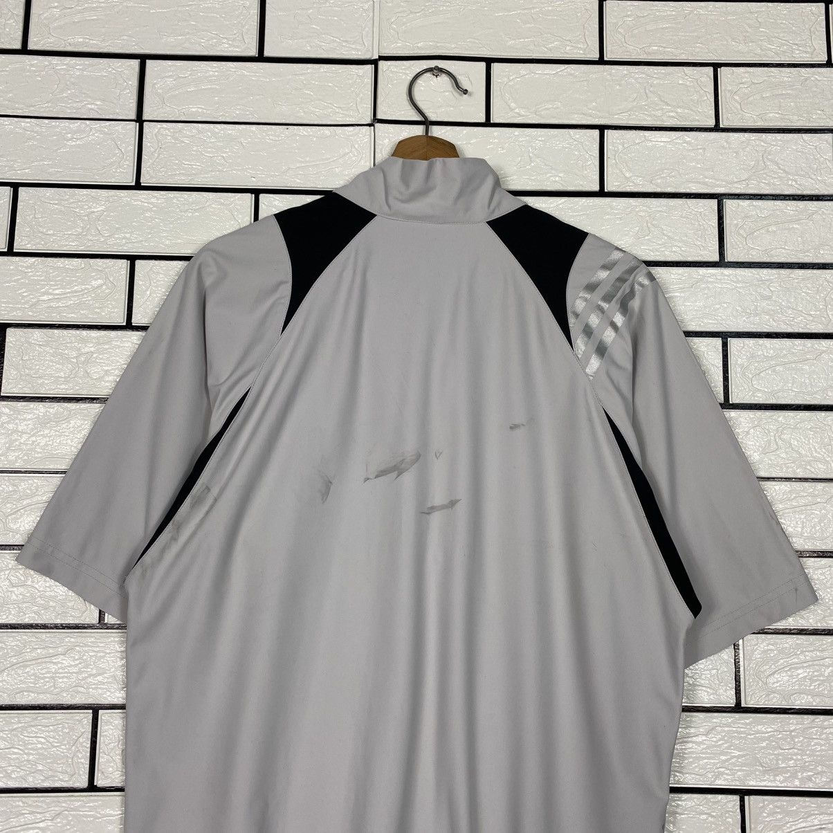 Adidas 📌Vintage Half Zipper Collar Jacket Adidas Short Sleeve Size US M / EU 48-50 / 2 - 12 Thumbnail