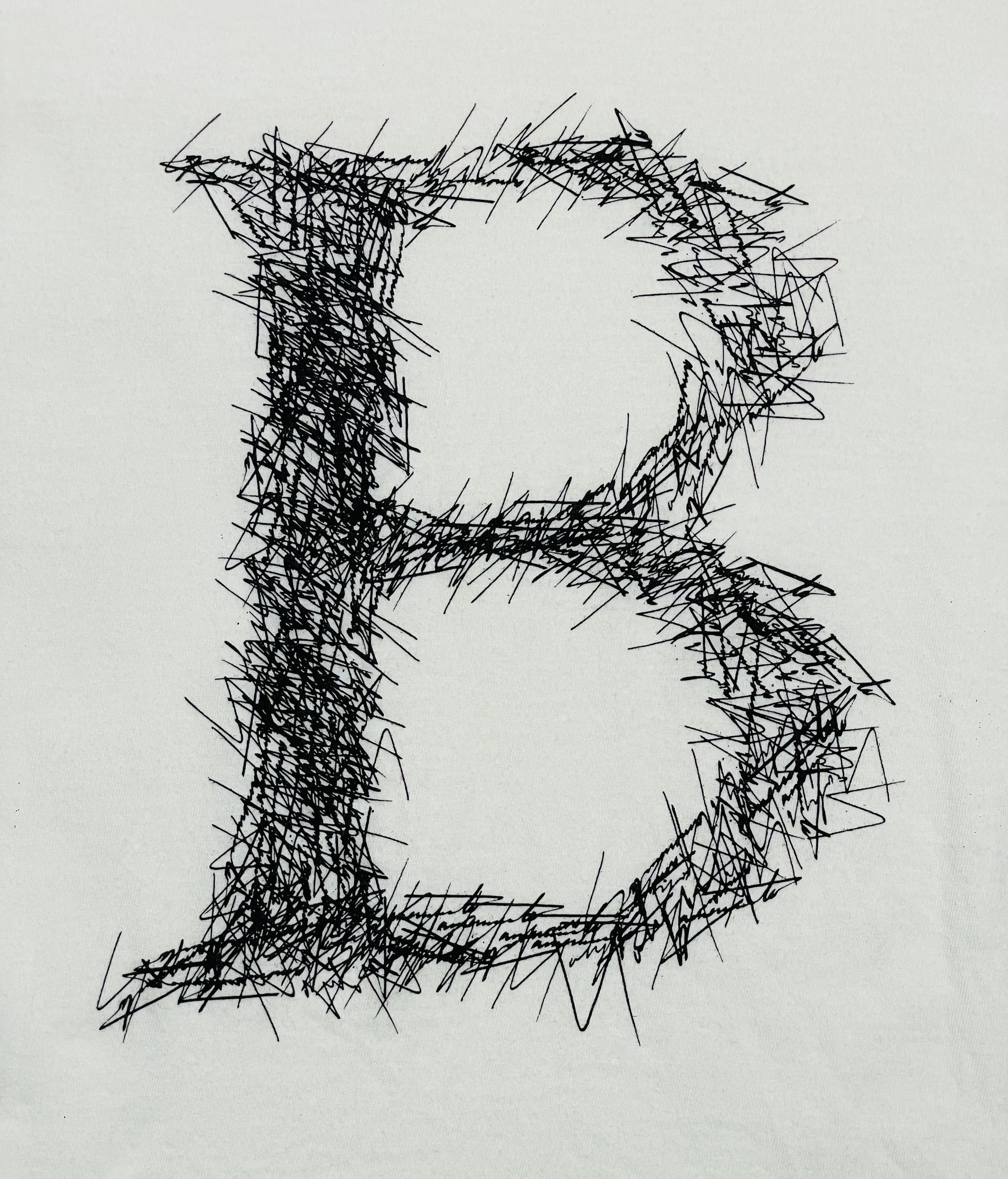 Yohji Yamamoto AW17 Scribble Signature LS T-Shirt Size US M / EU 48-50 / 2 - 2 Thumbnail