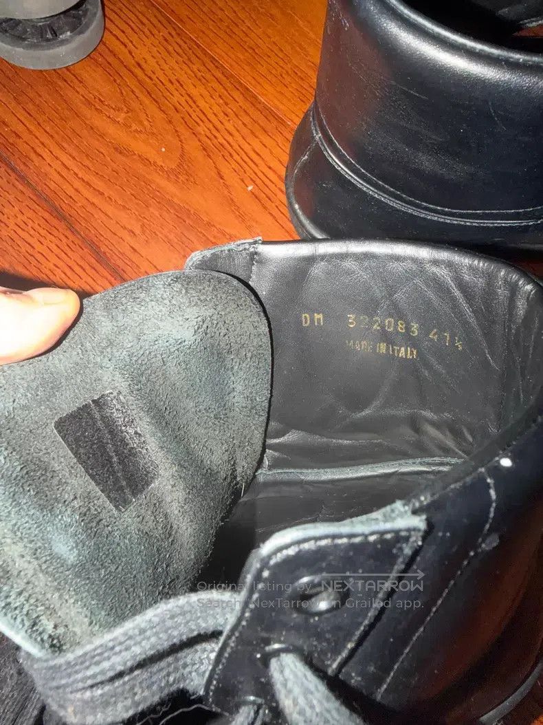 Saint Laurent Paris Saint Laurent Paris Black studded high-top sports shoes i Size US 8.5 / EU 41-42 - 4 Thumbnail