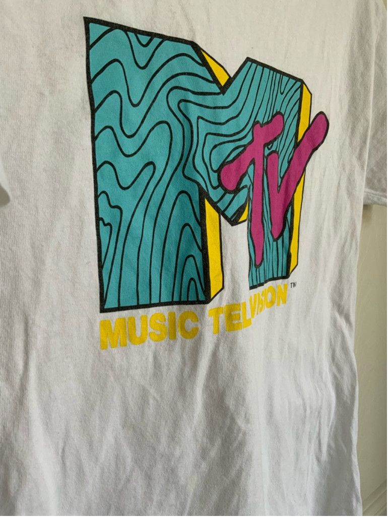 Mtv Men's MTV Graphic T-Shirt Size S White Size US S / EU 44-46 / 1 - 4 Thumbnail