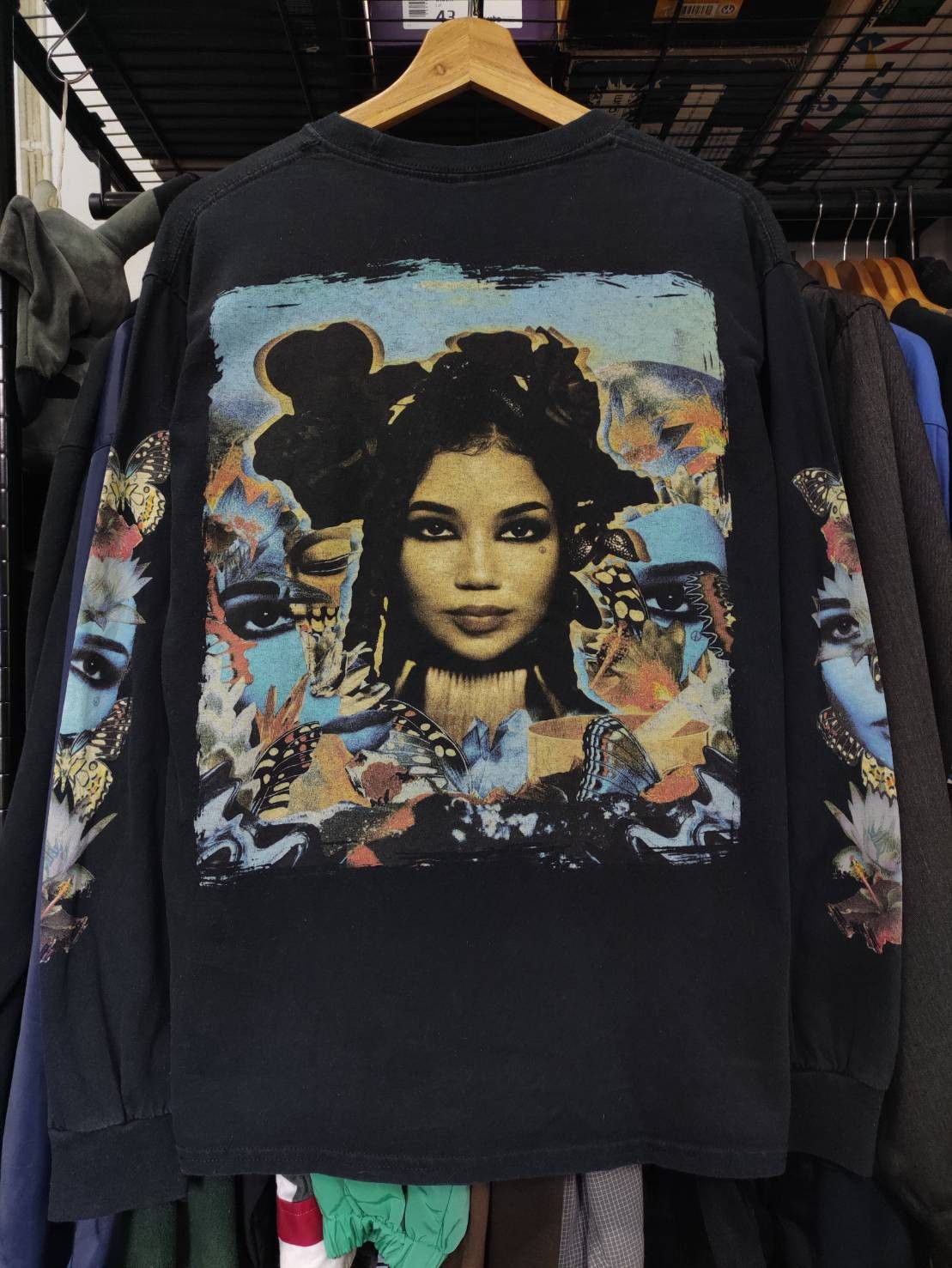 Rap Tees Jhené Aiko " Chilombo " Album Promo LongSleeve T-Shirt Size US M / EU 48-50 / 2 - 6 Thumbnail