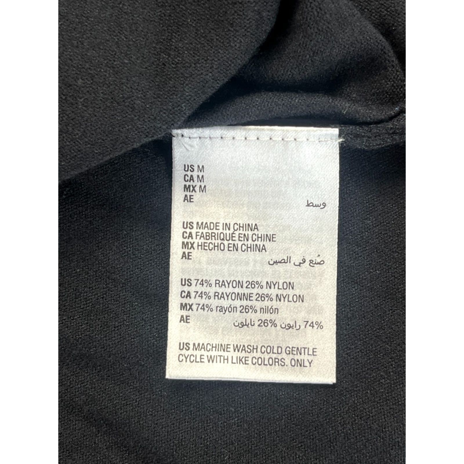 Alfani Alfani Sweater Women's Medium Black Long Sleeve Pullover Shirt? Size M / US 6-8 / IT 42-44 - 5 Thumbnail