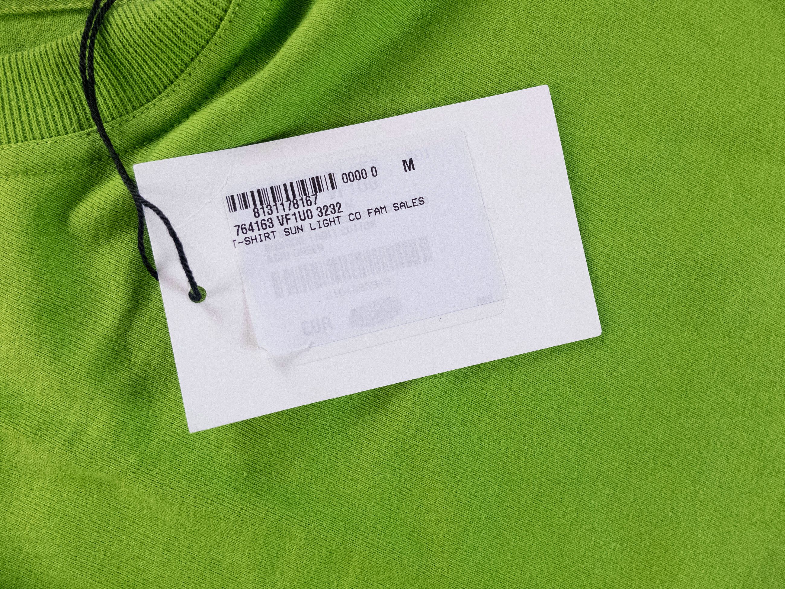 Bottega Veneta BOTTEGA VENETA Sunrise solid green cotton t-shirt Medium q Size US M / EU 48-50 / 2 - 3 Thumbnail