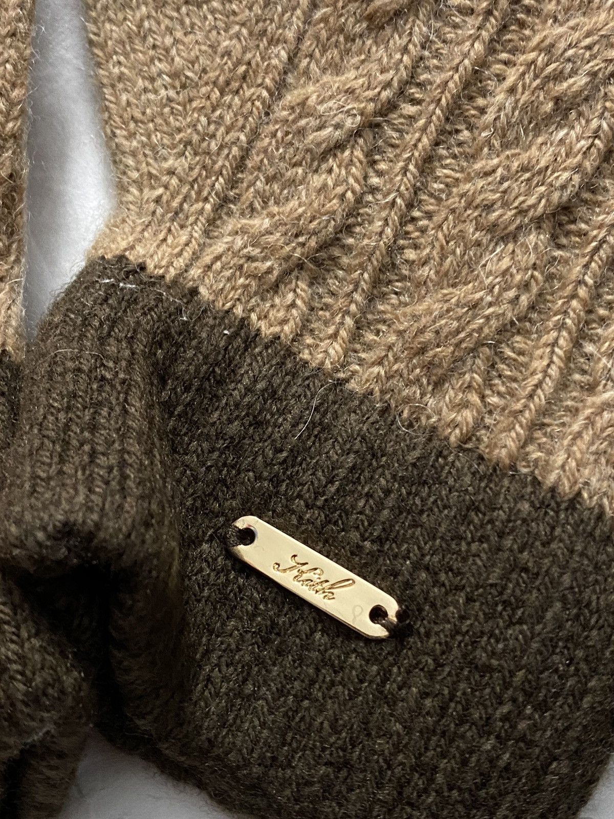 Kith Kith Kithmas Color-Blocked Fingerless Gloves Size ONE SIZE - 3 Thumbnail