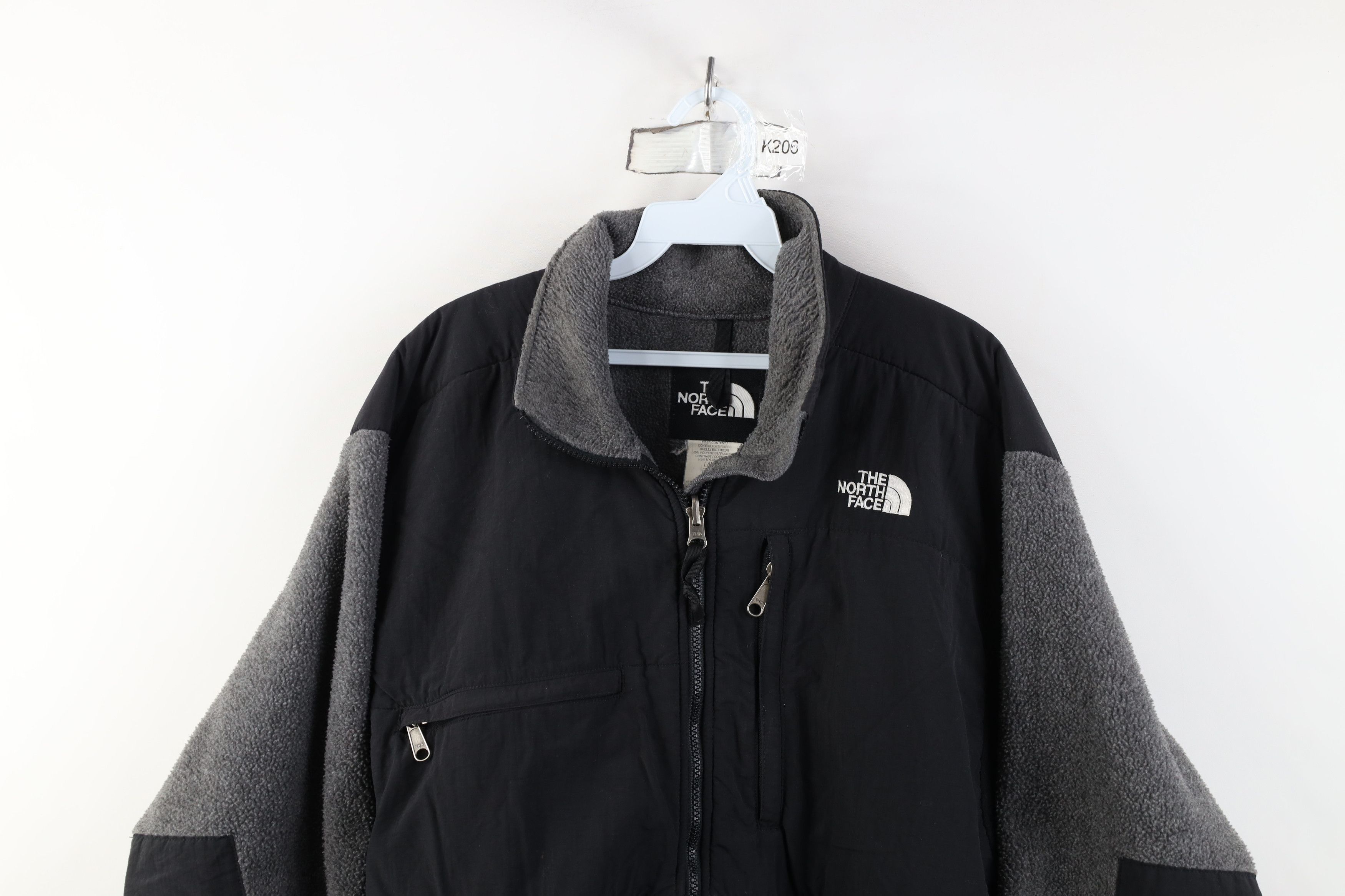 The North Face Vintage 90s The North Face Denali Fleece Jacket Gray Black Size US L / EU 52-54 / 3 - 2 Thumbnail