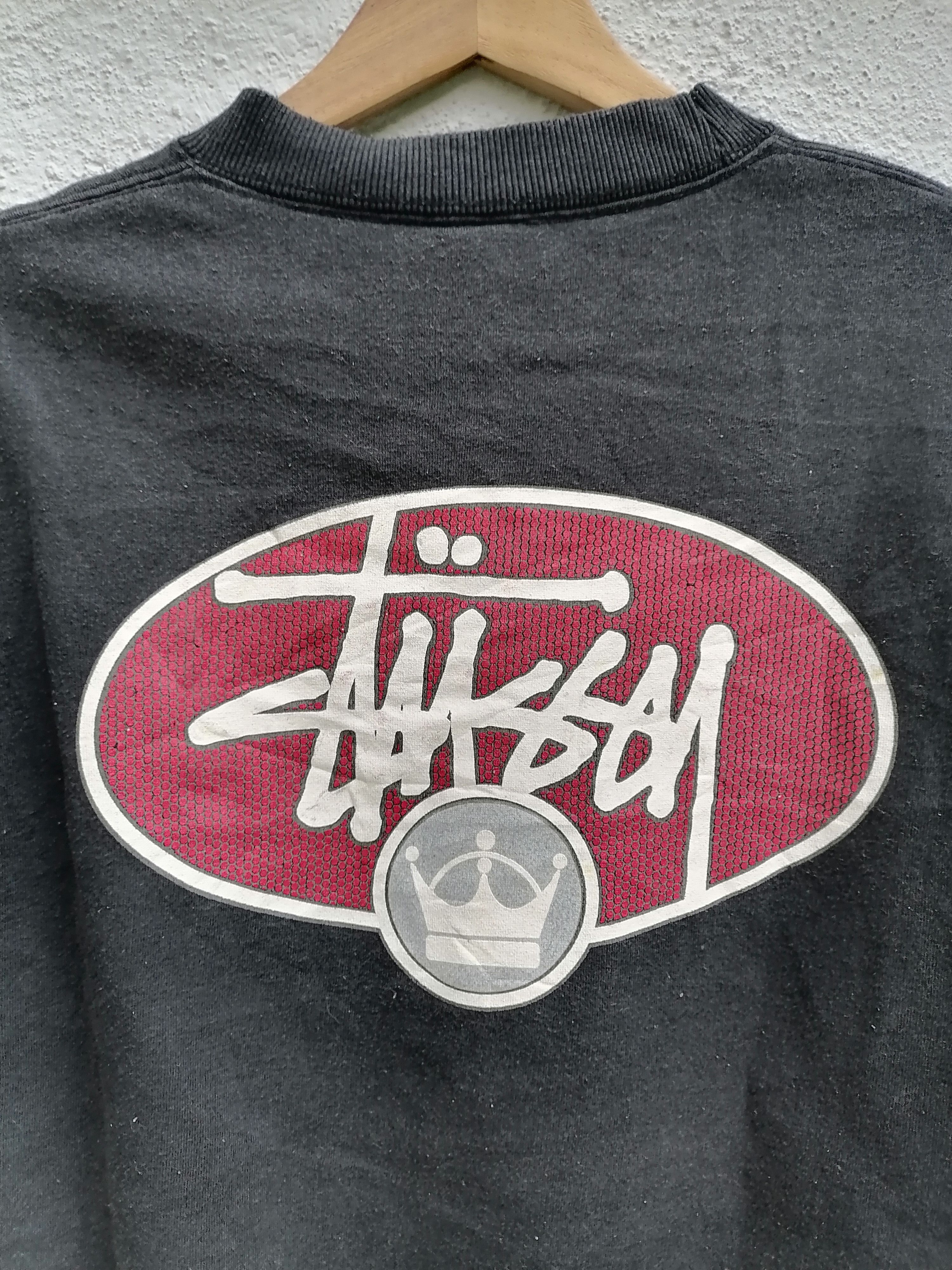 90s STUSSY ? Sun Fade Pullover