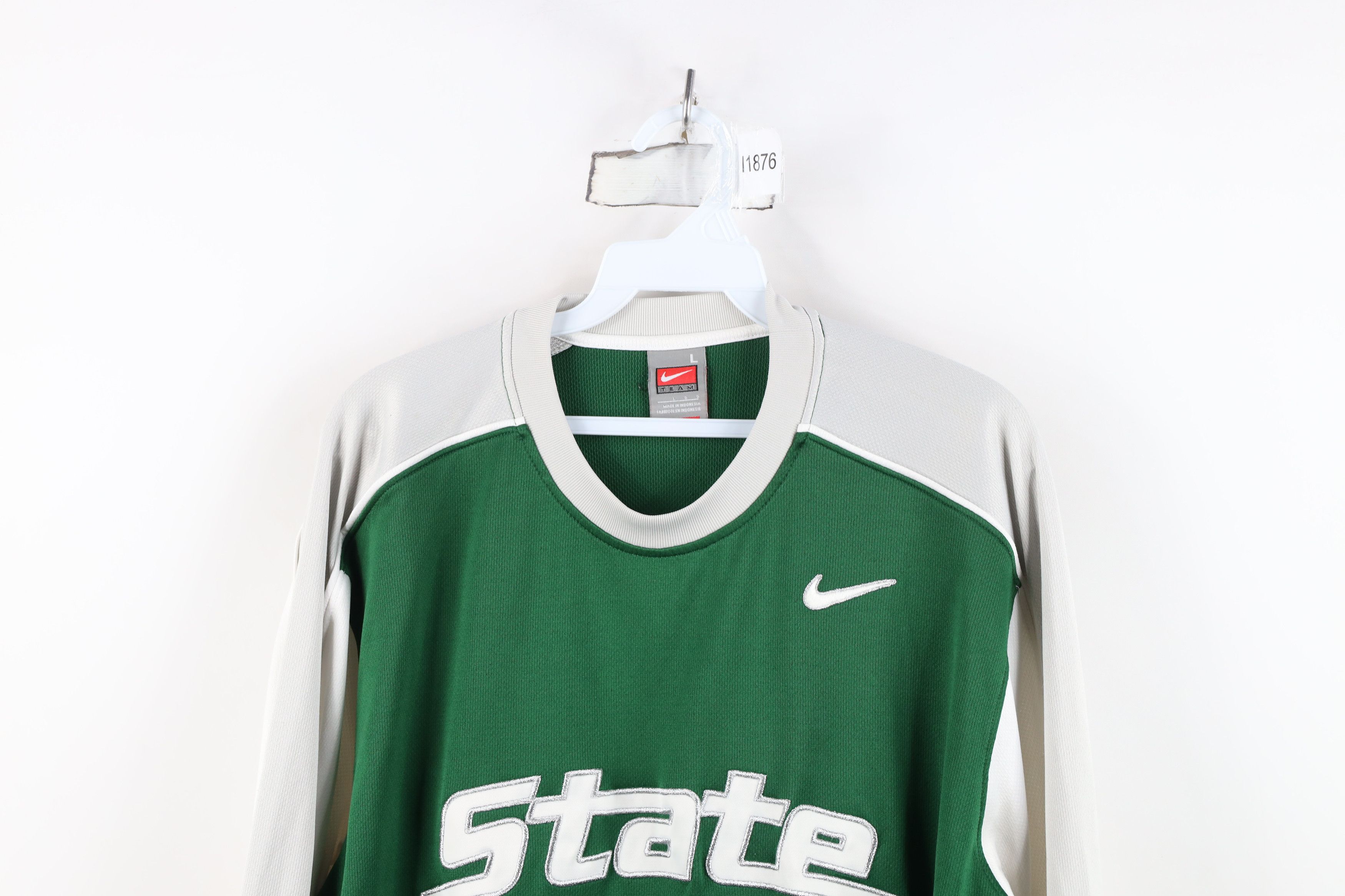 Nike Vintage Nike Michigan State University Basketball T-Shirt Size US L / EU 52-54 / 3 - 2 Thumbnail
