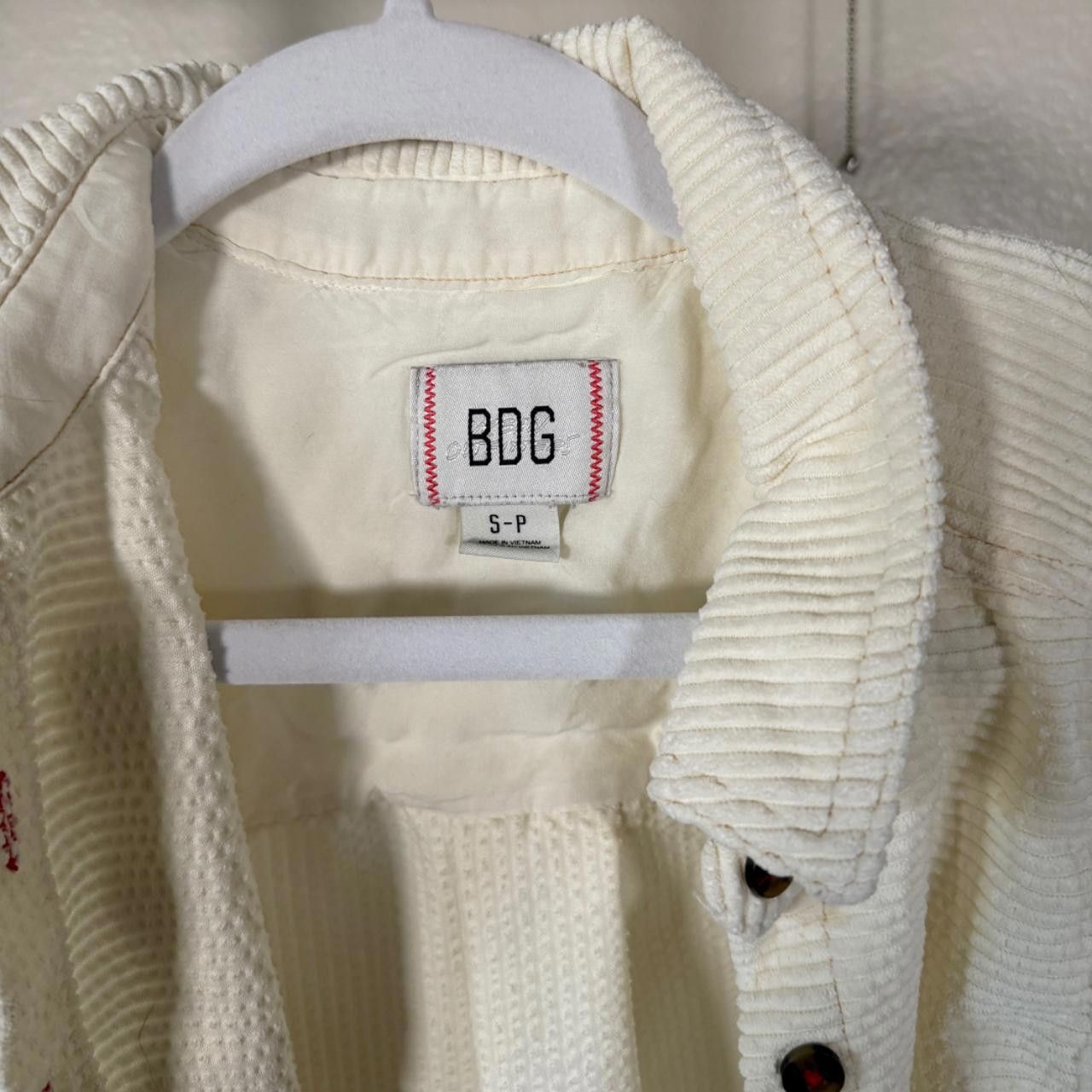 Urban Outfitters cropped corduroy button up jacket Size S / US 4 / IT 40 - 4 Thumbnail