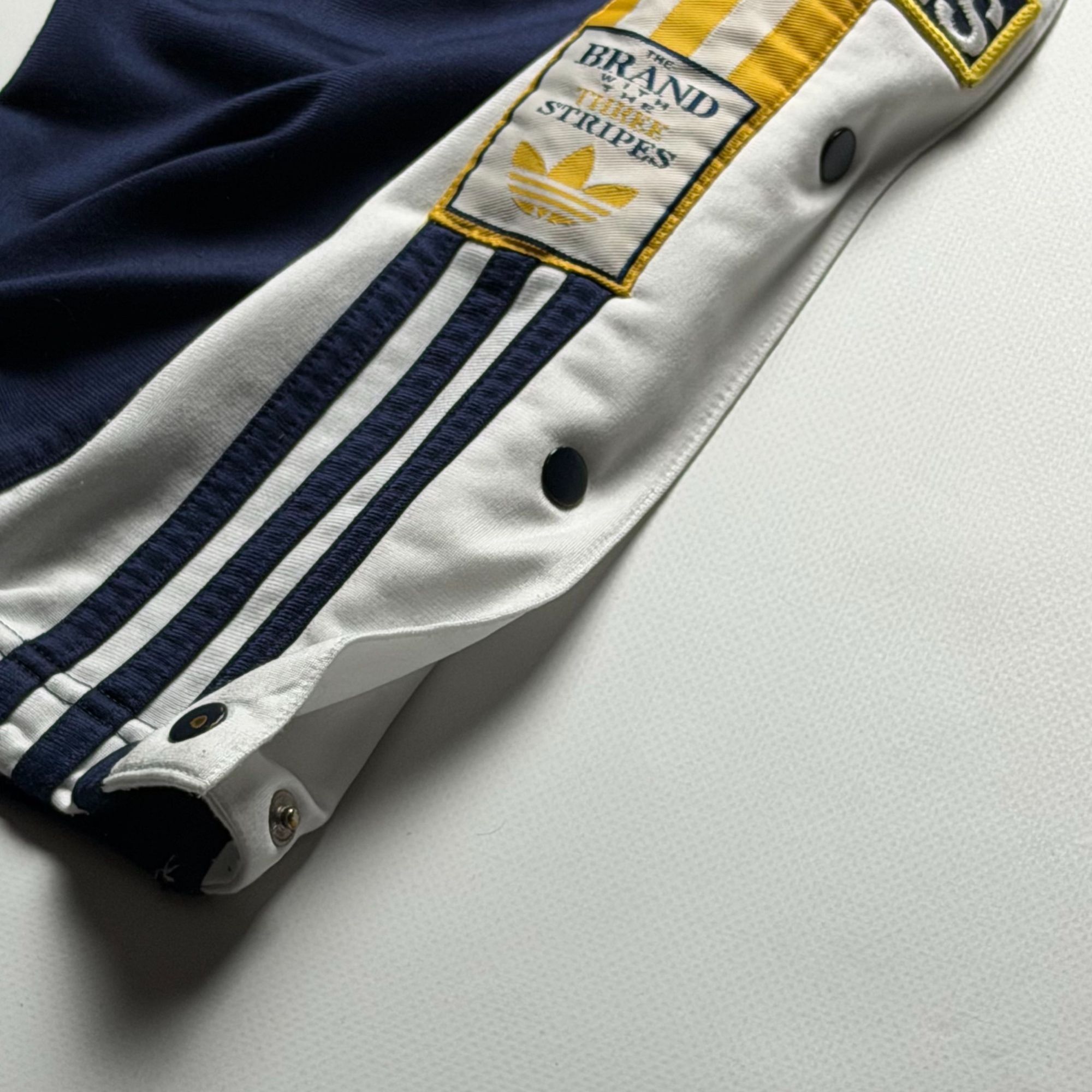 Adidas Archival 80s Adidas Breakaway Button-Up Track Pants Navy Blu Size US 33 - 4 Thumbnail