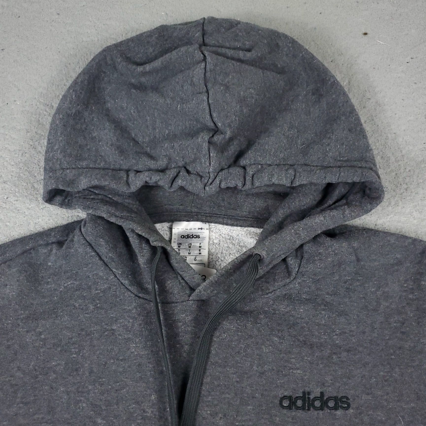 Adidas Adidas Hoodie Mens Medium Gray Casual Pullover Sweatshirt Size US M / EU 48-50 / 2 - 2 Thumbnail
