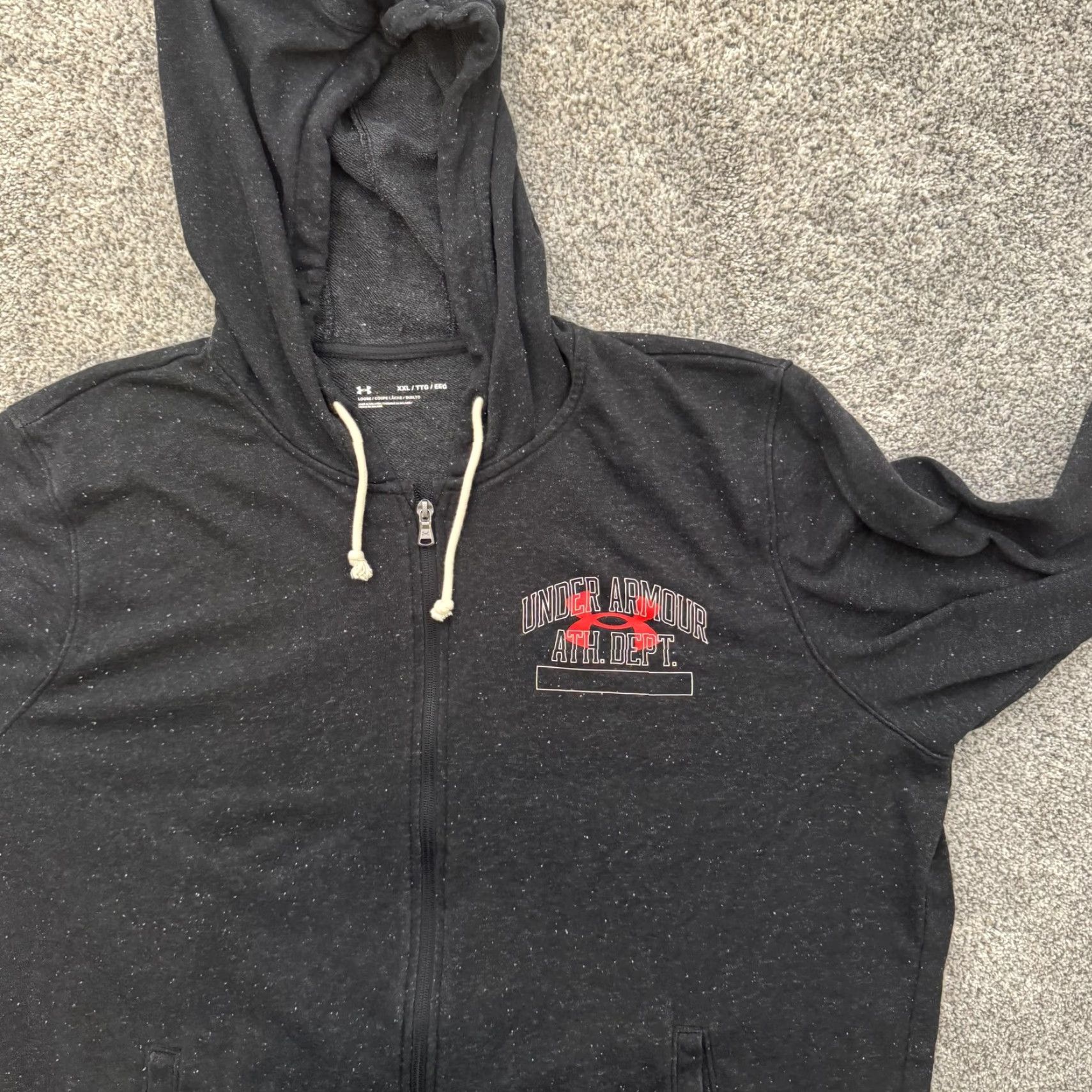Under Armour Under Armour Hoodie Mens 2XL Athletic Sweatshirt Full Zip Athl Dept 2022 Size US XXL / EU 58 / 5 - 4 Thumbnail