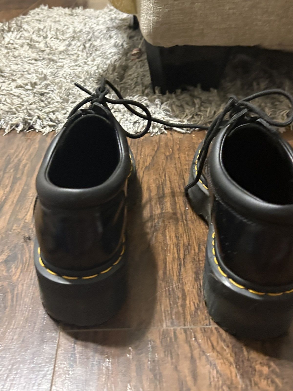 Dr. Martens Dr. Martens 8053 Leather Platform Casual Shoes Size US 10 / EU 43 - 3 Thumbnail