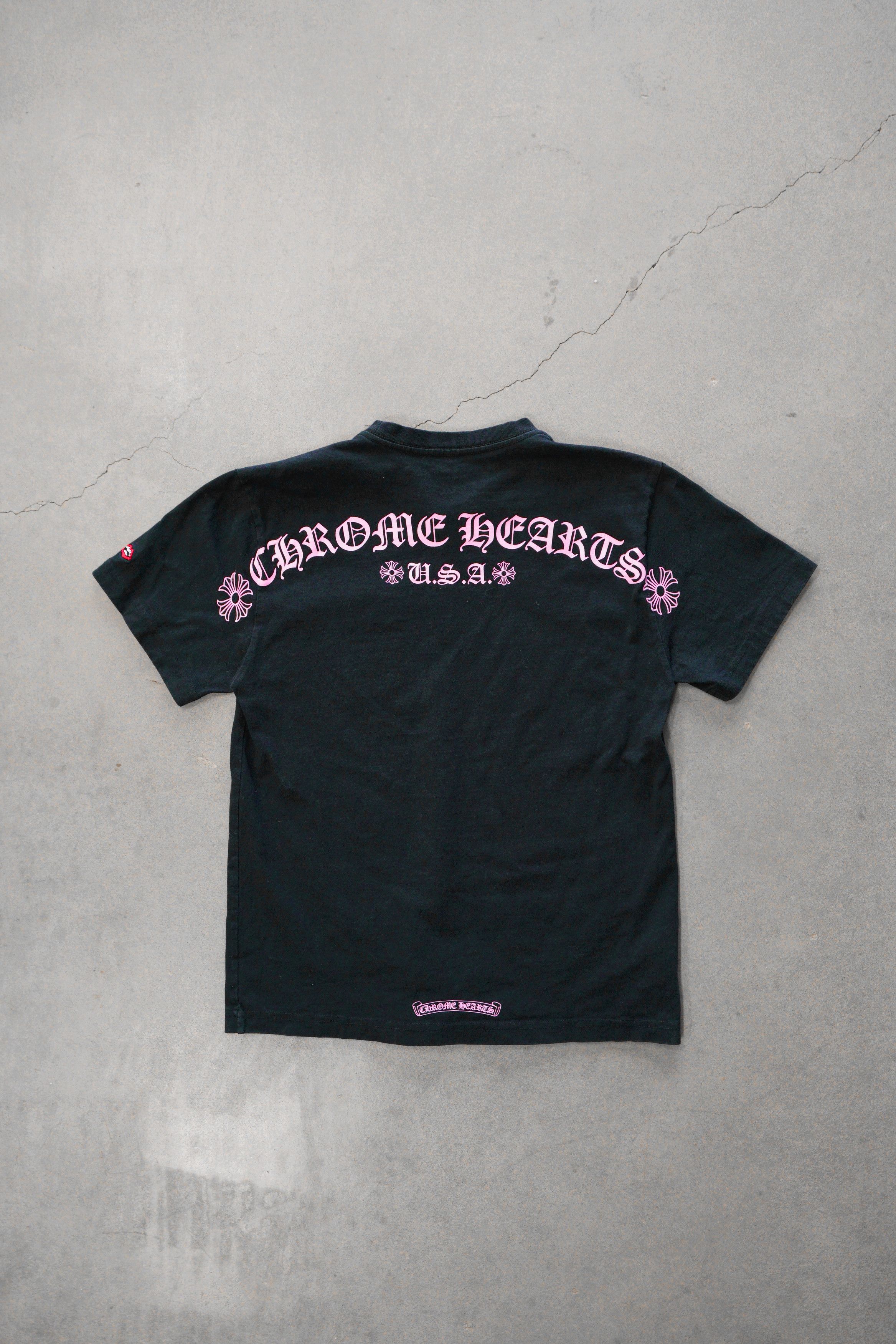 Chrome Hearts Chrome Hearts Matty Boy Shoulder Logo T-Shirt