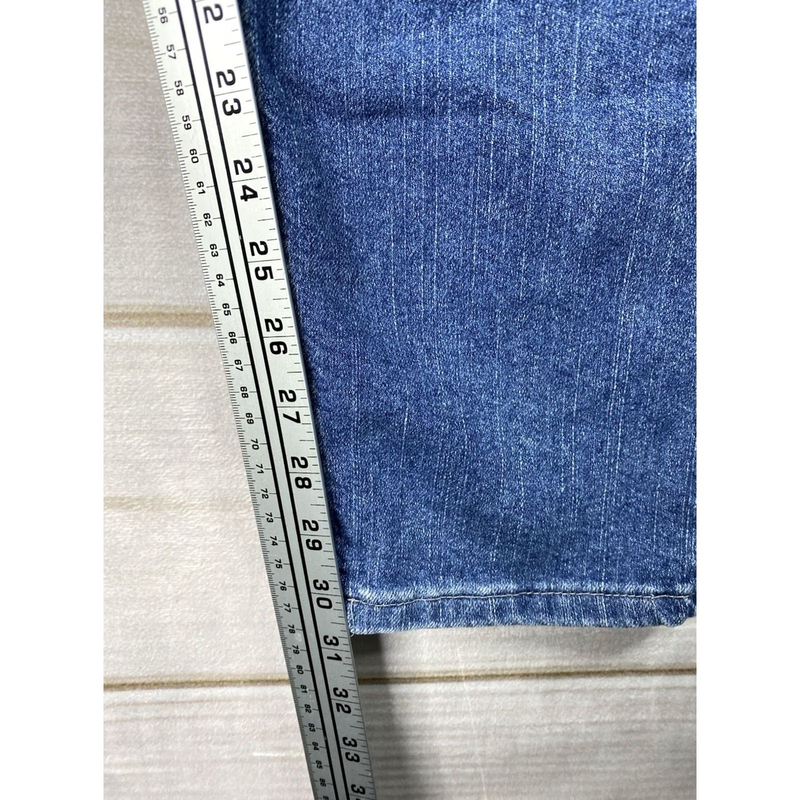 Lee Denim Riders Jeans Womens 16W High Rise Tapered Leg 5-Pocket Blue Medium Wash VINTAGE? No Size 25" / US 0 / IT 36 - 4 Thumbnail