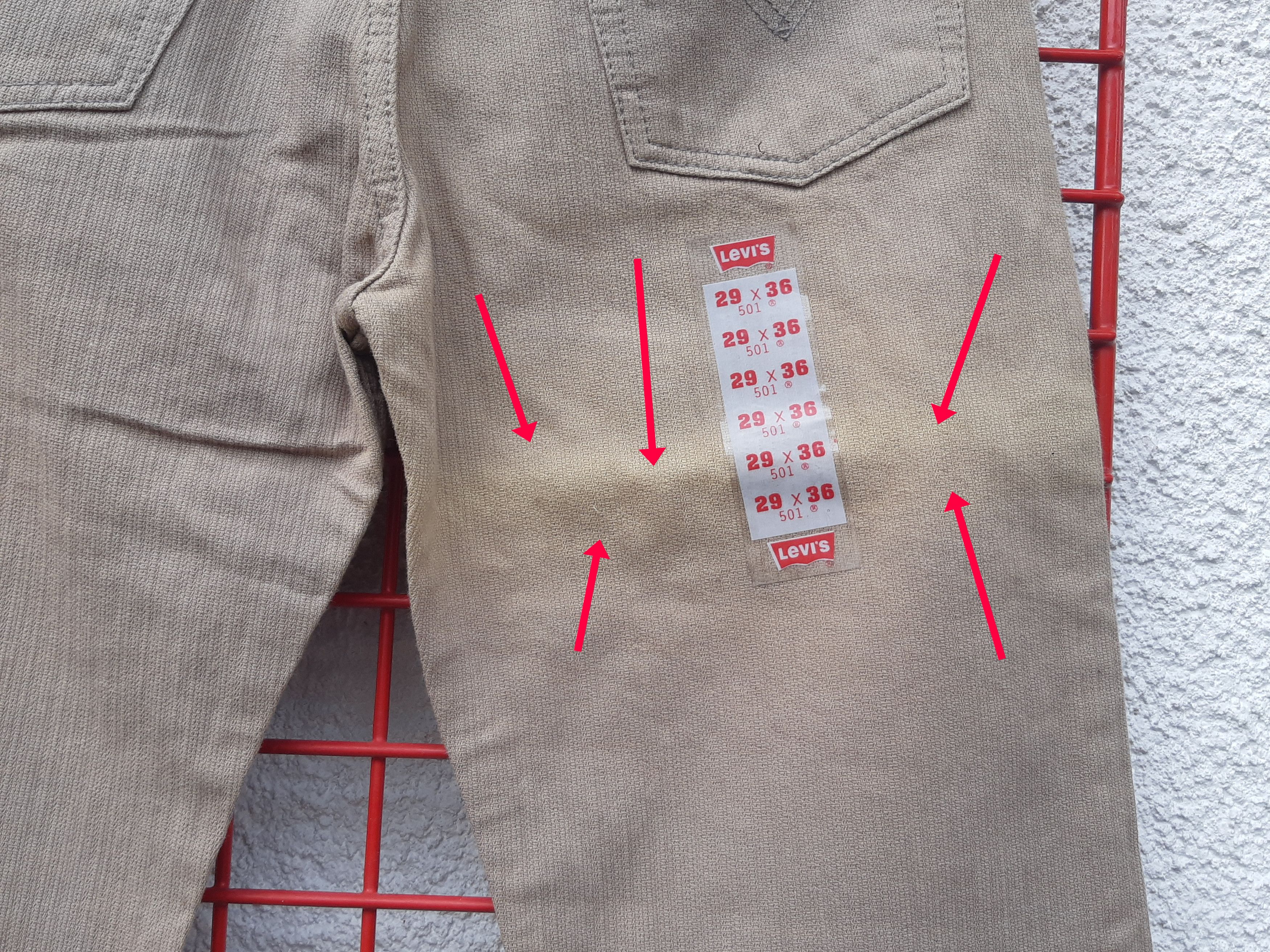 Levi's Vintage 90s LEVIS 501 Jeans USA size W29 L34 NWT Size 29" - 3 Thumbnail