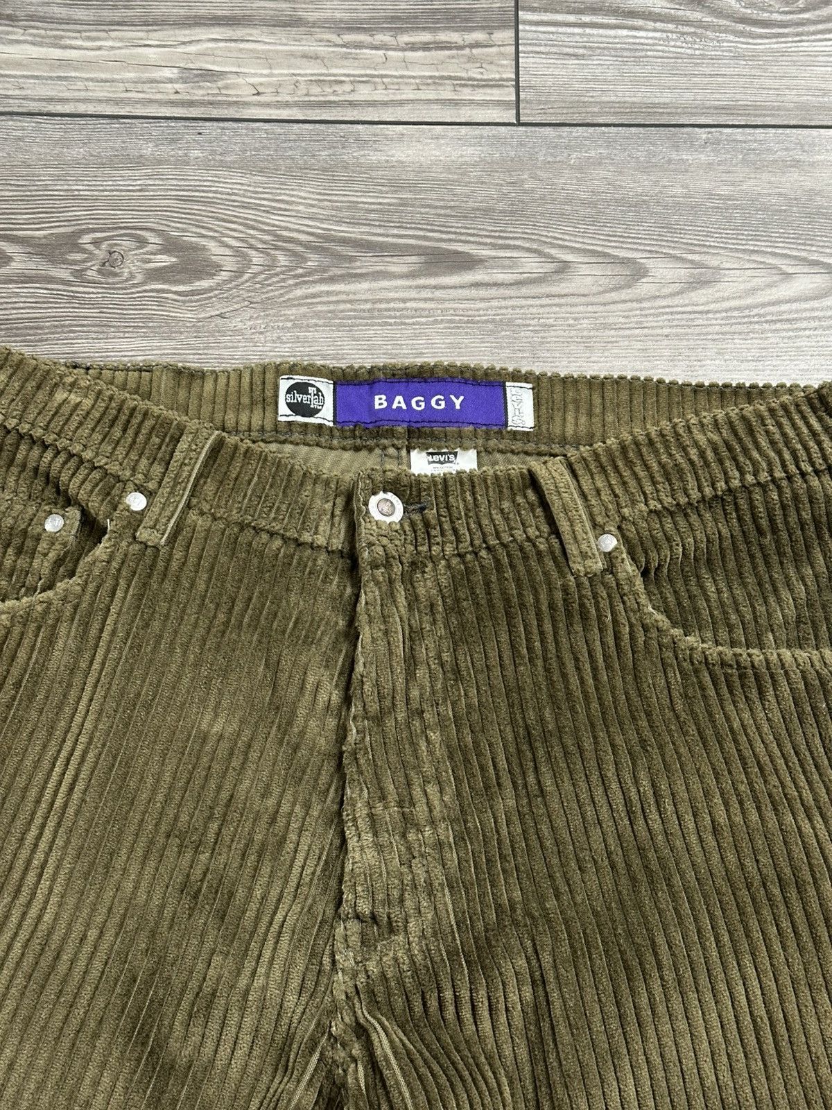 Levi's Vintage 90’s Levis Silver Tab Baggy Corduroy Pants Size US 36 / EU 52 - 3 Thumbnail