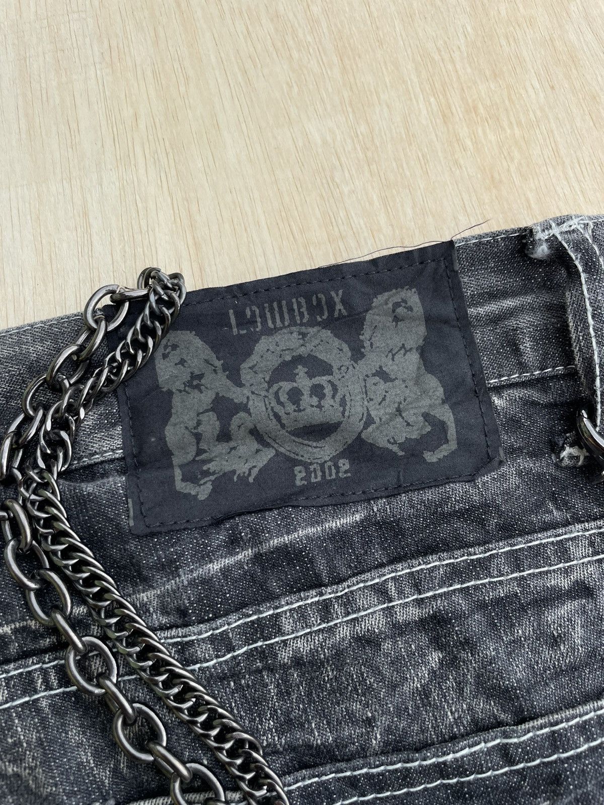 【LOWBOX】 Damage Design Denim Evolution Ripped Slim Jean (Grey)