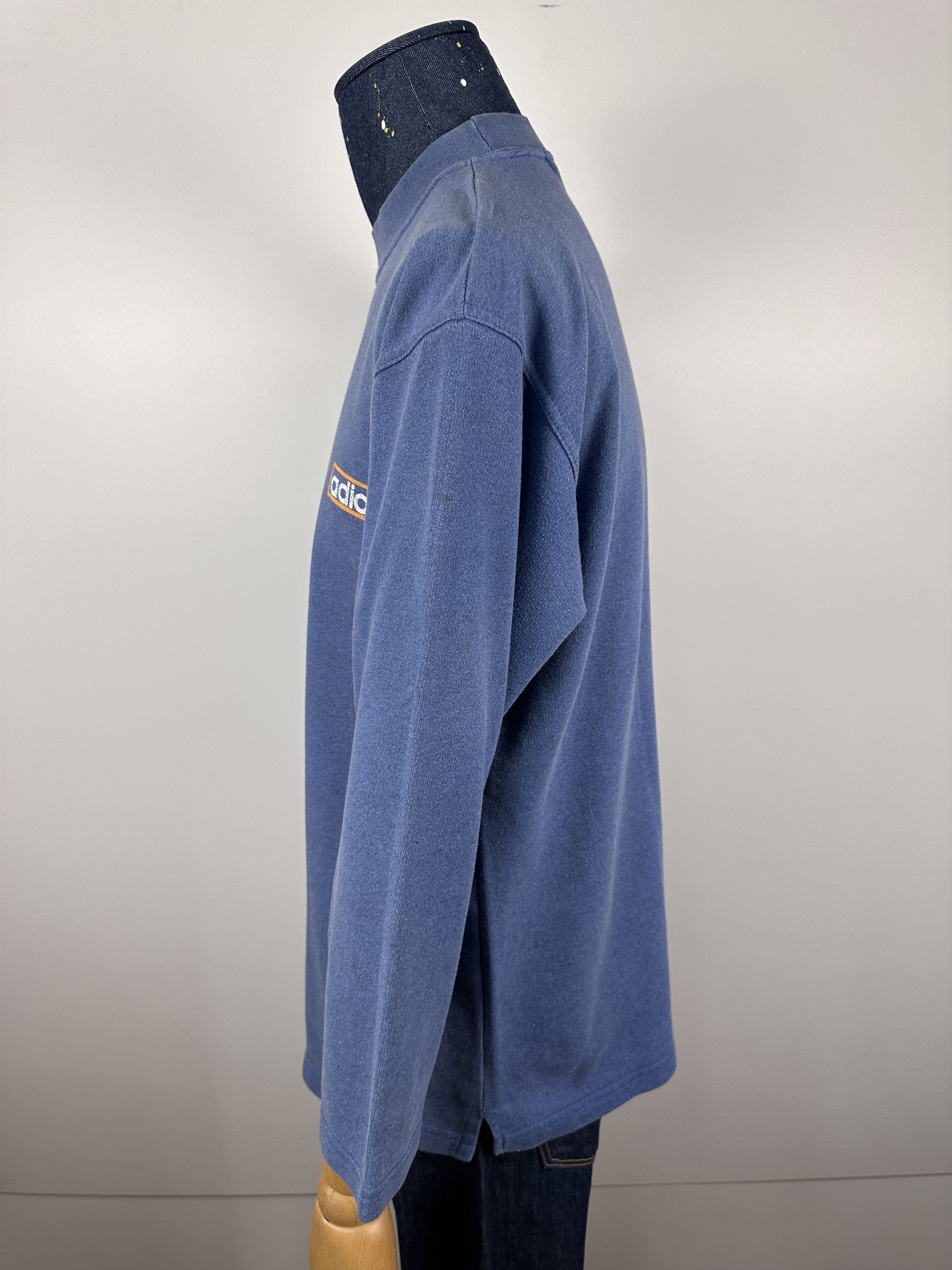 Adidas × Vintage Adidas Originals Sweatshirt Vintage 90s Blue Mens size S Size US S / EU 44-46 / 1 - 8 Thumbnail