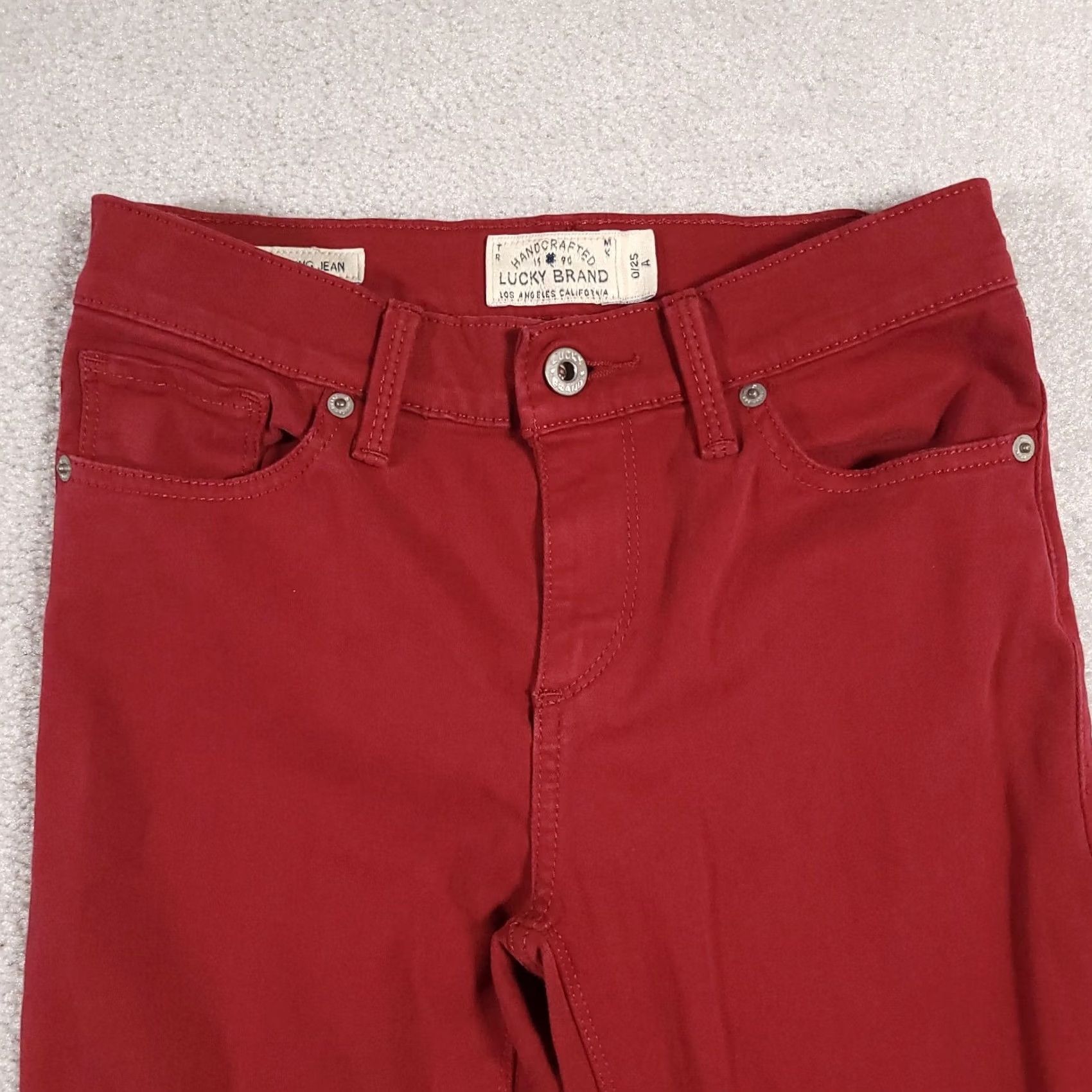 Lucky Brand Lucky Brand Jeans Brooke Legging Womens 0/25 Low Rise Ankle Stretch Size 25" / US 0 / IT 36 - 3 Thumbnail