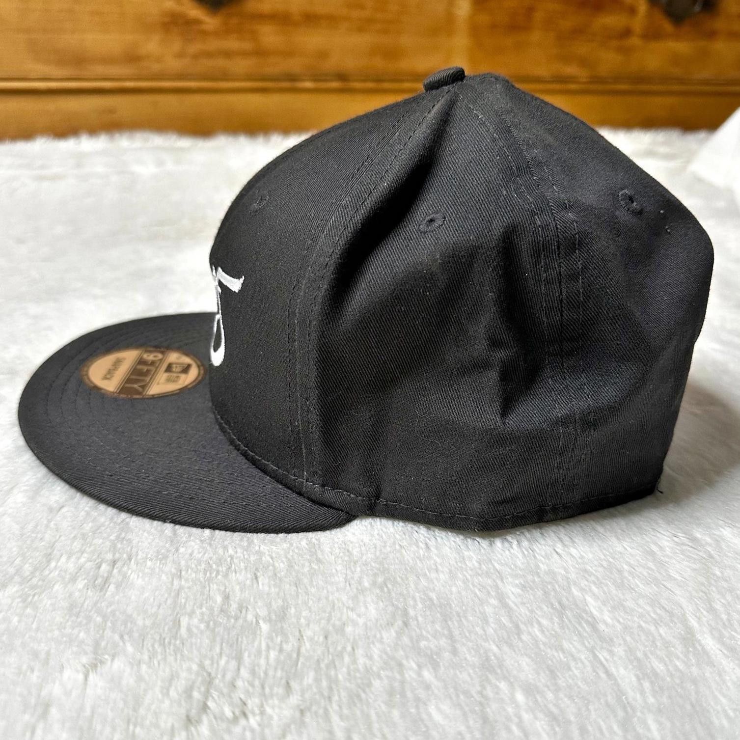 New Era New Era 9FIFTY Point 5 Snapback Hat Black Unisex OS Cap Size ONE SIZE - 3 Thumbnail