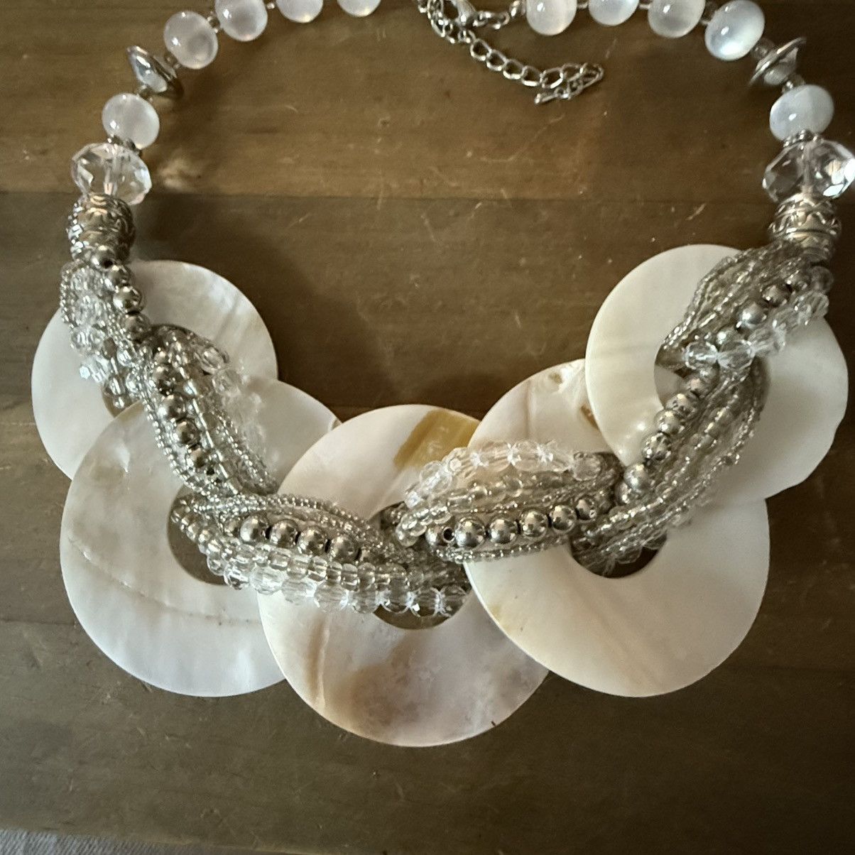 Other Bella Del Mar chunky mother of pearl statement jewelry set Size ONE SIZE - 4 Thumbnail