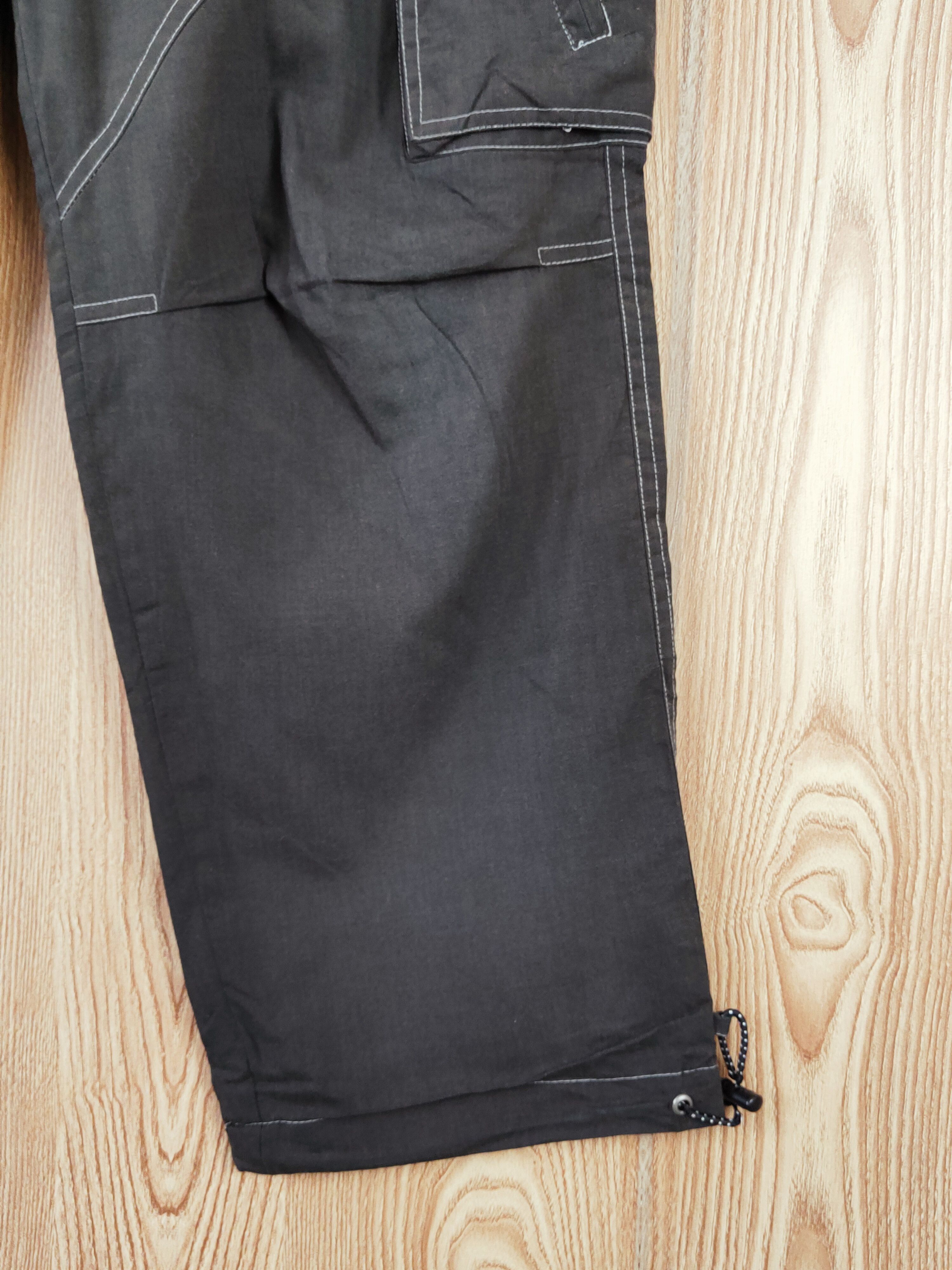 Japanese Brand First Down Black Multipocket Sweatpants #W627 Size US 31 - 6 Thumbnail