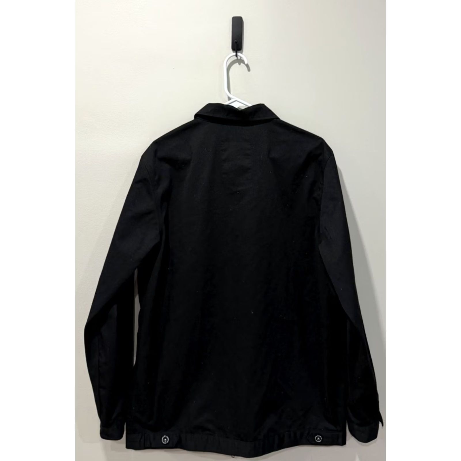 Vintage Dixxon Jacket Mens Large Black Canvas Bomber Zip Pockets Lined Cotton Blend Outdoor Casual Workwear Shirt/Coat Size US L / EU 52-54 / 3 - 2 Thumbnail