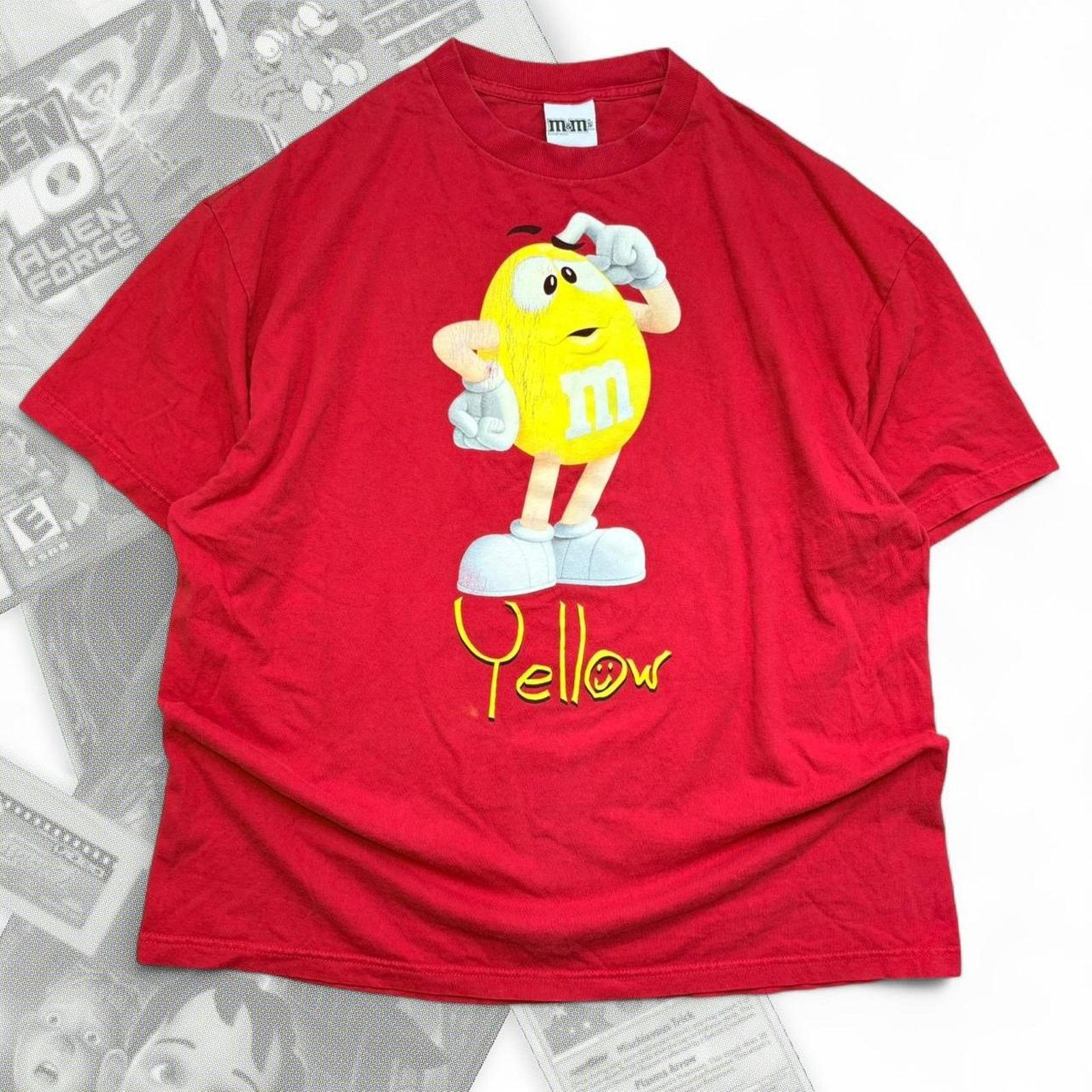 Nike Red vintage yellow peanut mm Size US XL / EU 56 / 4 - 1 Thumbnail