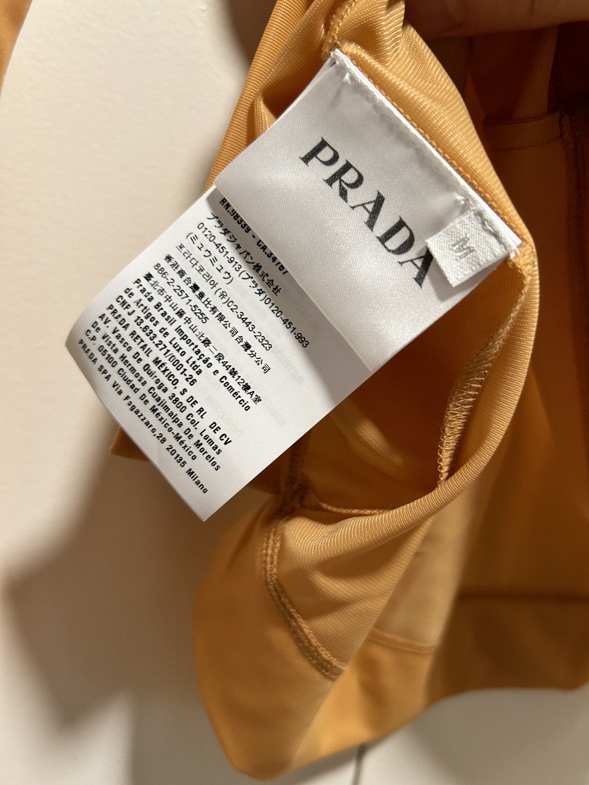 Prada Prada 2019 jersey pocket turtleneck beige size medium Size US M / EU 48-50 / 2 - 7 Thumbnail
