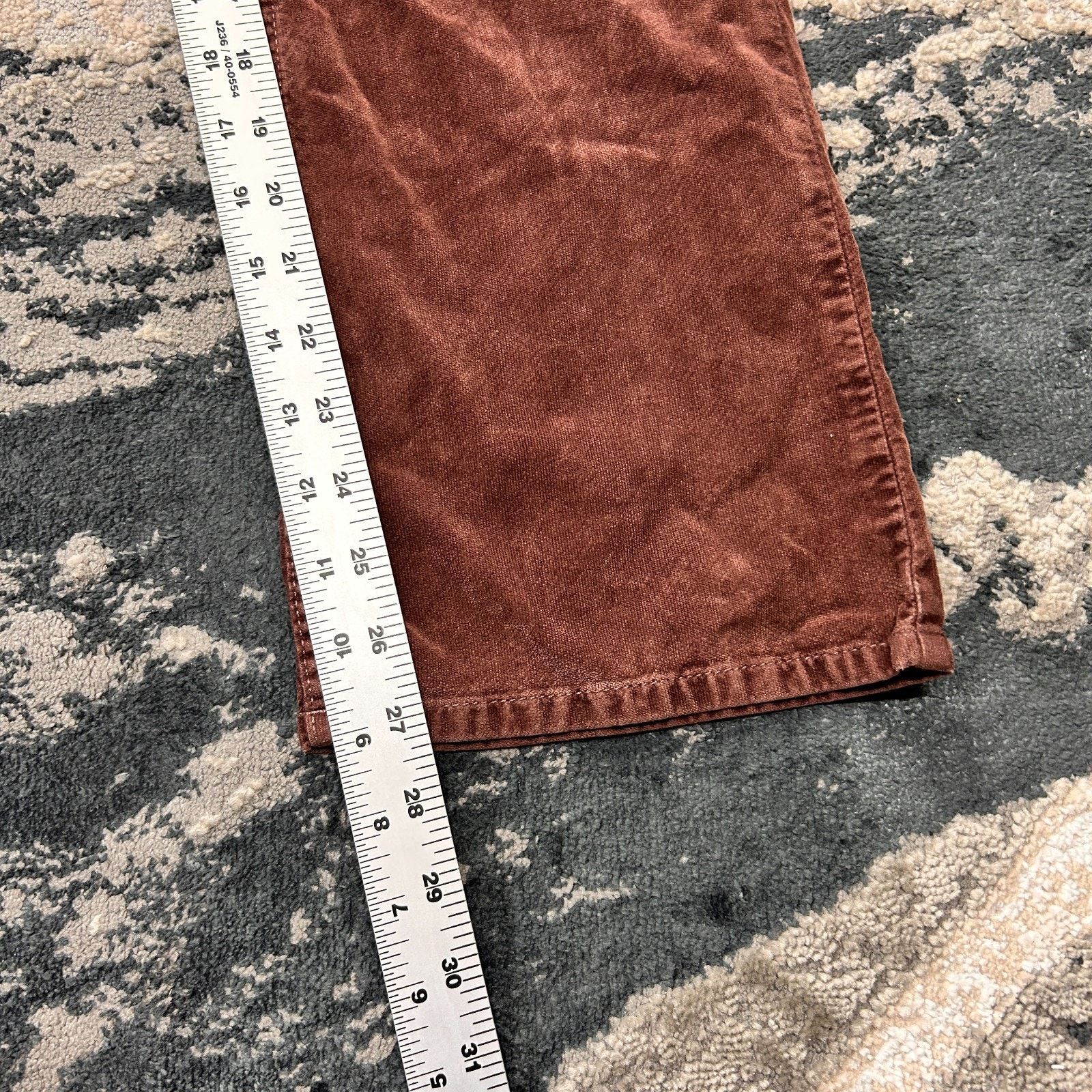 CLOSED Closed Corduroy Pants Womens 27 Brown Slightly Flared Leg Size 27" / US 4 / IT 40 - 7 Thumbnail