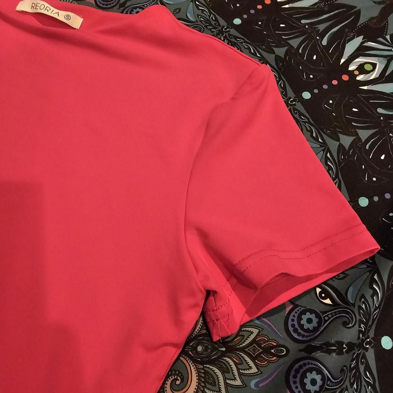 Other Women's HOT Pink Cropped Shirt Size S / US 4 / IT 40 - 3 Thumbnail