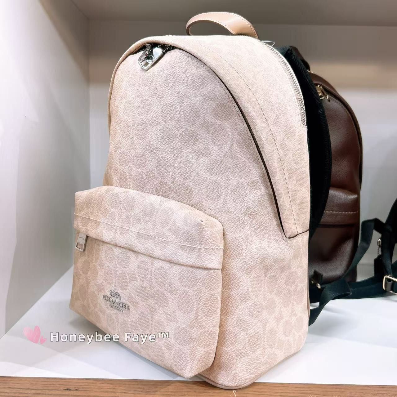 Coach Taylor Small Backpack In Signature Canvas CDW76 Size ONE SIZE - 5 Thumbnail