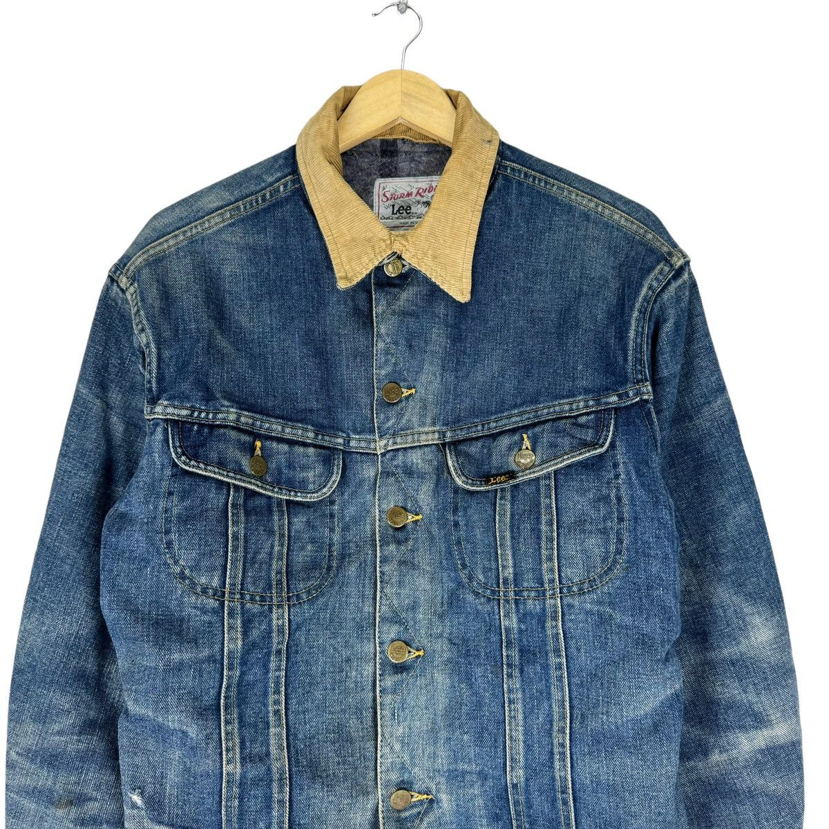 Lee × Vintage ☀️LEE STORM RIDER COWBOY BLANKET DENIM JACKET Size US M / EU 48-50 / 2 - 2 Thumbnail