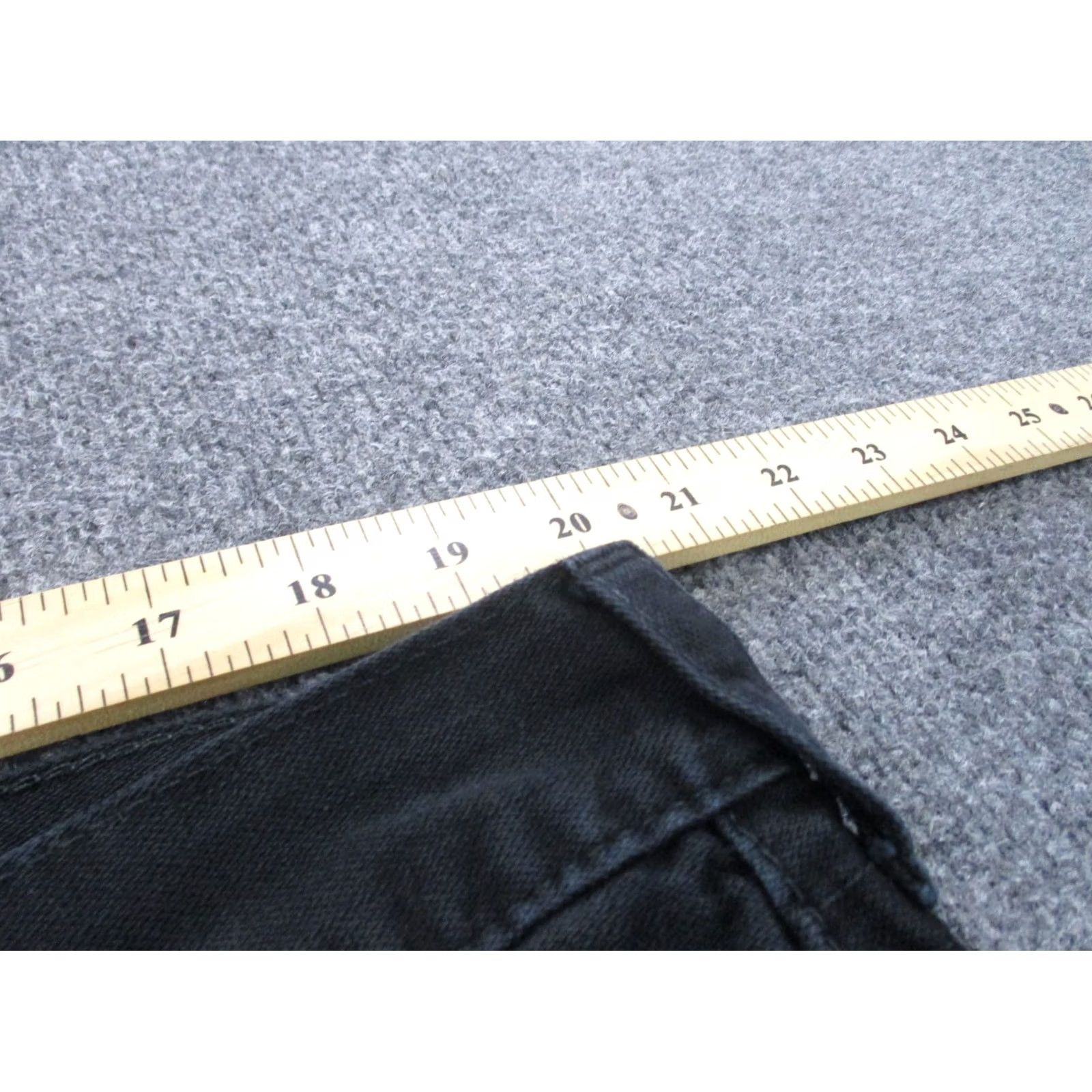 True Religion True Religion Jeans Mens 38 Black Denim Straight Slim Flap Button Zip Cotton Jean Size US 40 / EU 56 - 5 Thumbnail