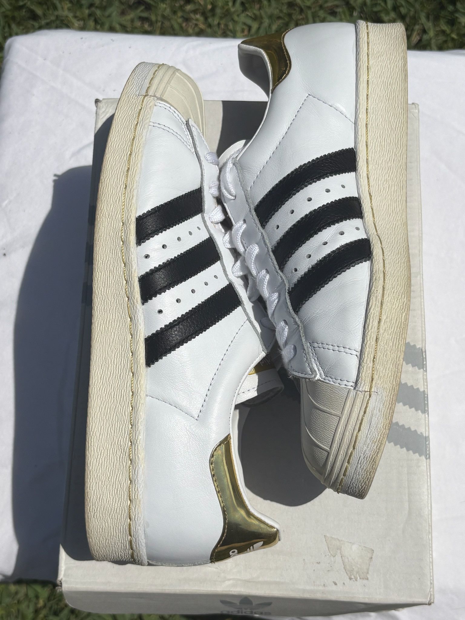 Adidas Adidas old Heel Superstar Size US 8.5 / EU 41-42 - 4 Thumbnail