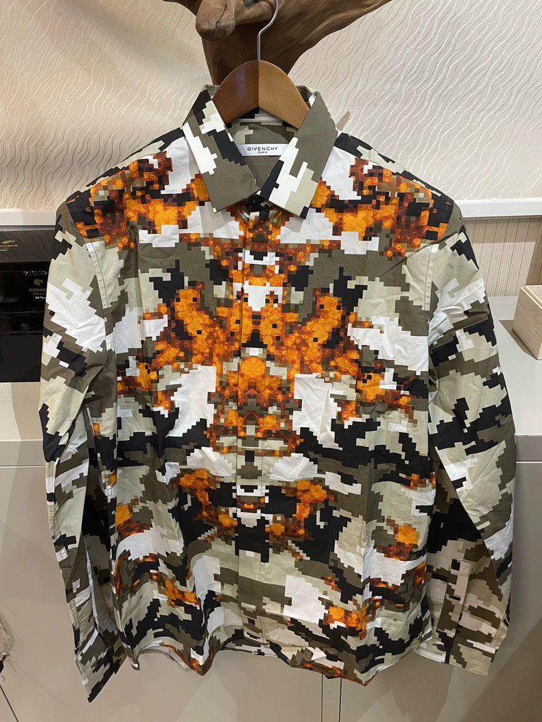 Givenchy Givenchy Men's Long Sleeve Shirt Size US L / EU 52-54 / 3 - 1 Thumbnail
