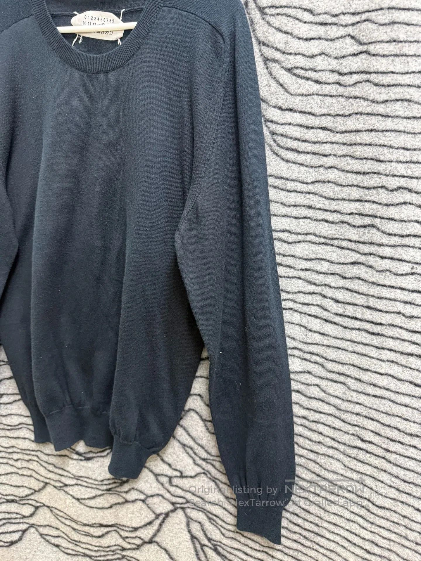 Maison Margiela Maison Margiela Deconstructed Leather Panel Sweater. Size US M / EU 48-50 / 2 - 8 Thumbnail