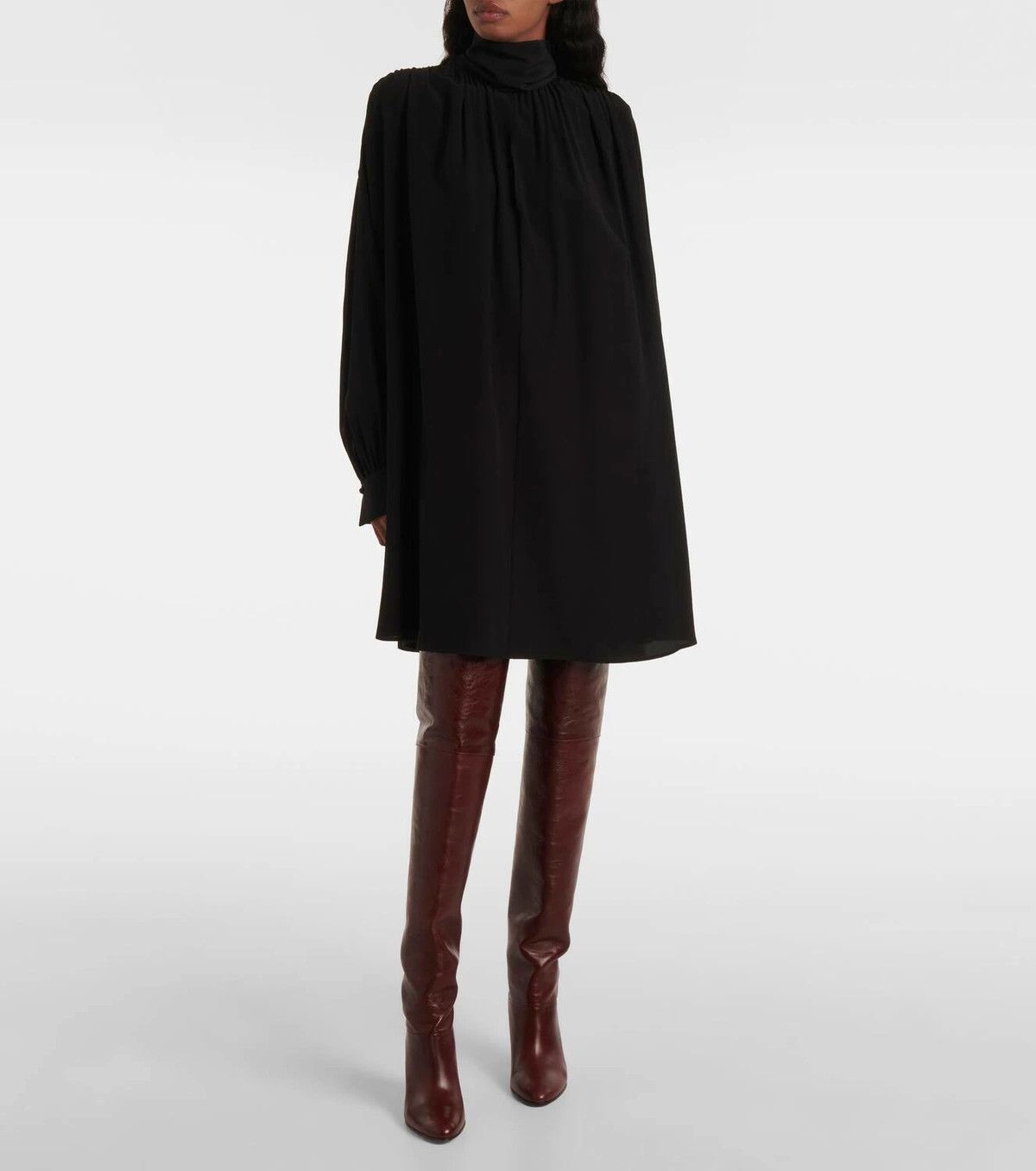 Chloe o1loc1c11025 Dress in Black Size M / US 6-8 / IT 42-44 - 6 Thumbnail