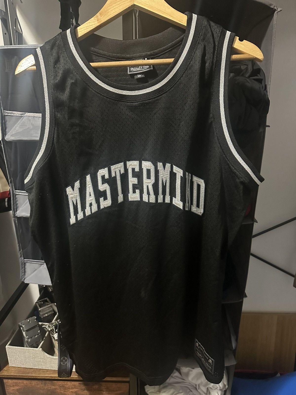 MASTERMIND X MITCHELL ちんぷ & NESS JERSEY 