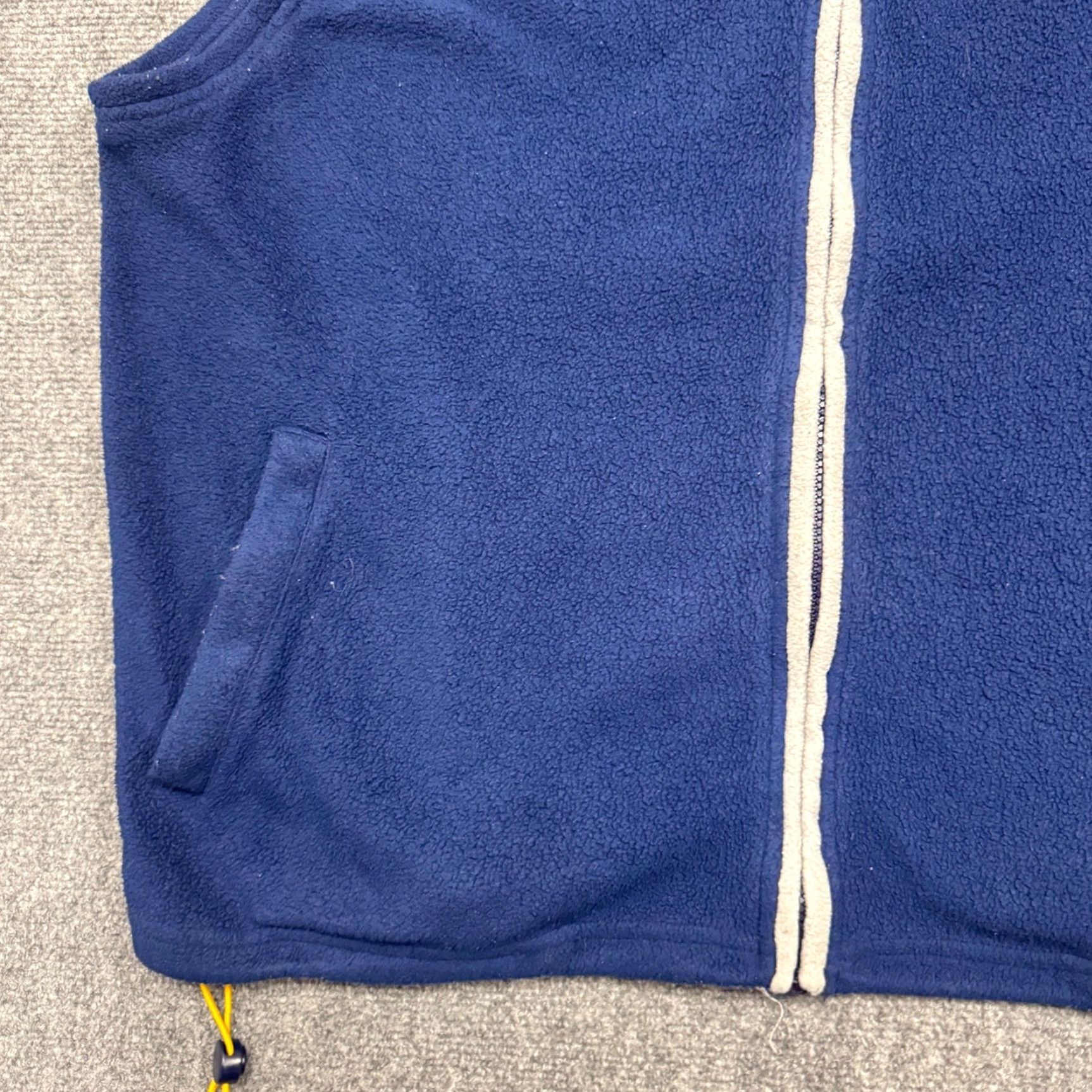 Starter VTG Starter Vest Mens XL Blue 90s Hooded Fullzip Jacket Gray Y2K Cotton Windbreaker Polyester Shirt? Size US XL / EU 56 / 4 - 7 Thumbnail