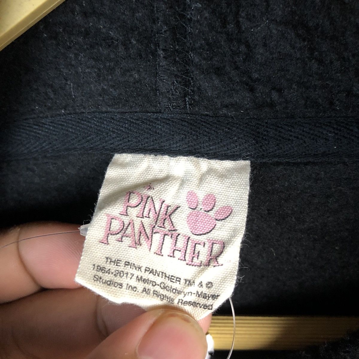 Cartoon Network Pink Panther vintage Black Hoodie #A699 Size S / US 4 / IT 40 - 10 Thumbnail