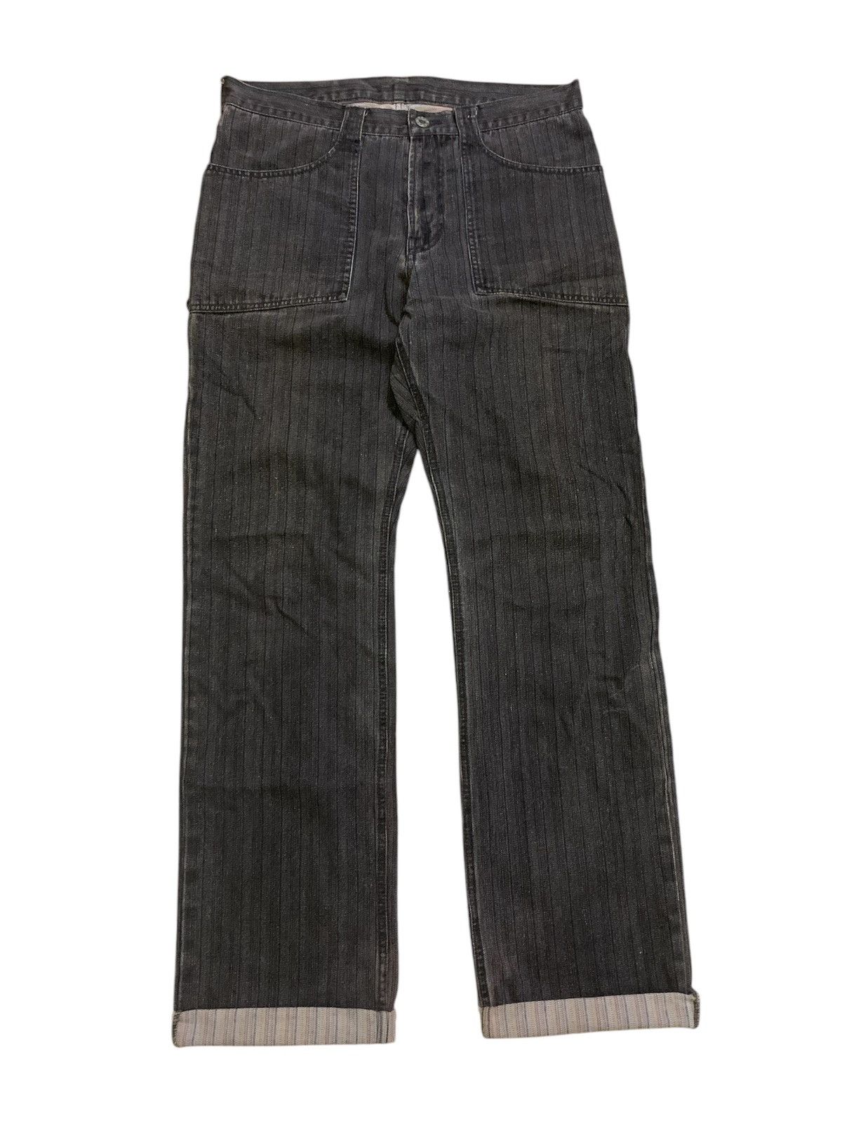 PPFM Vintage Ppfm Stripe Denim Pant Size US 32 / EU 48 - 3 Thumbnail