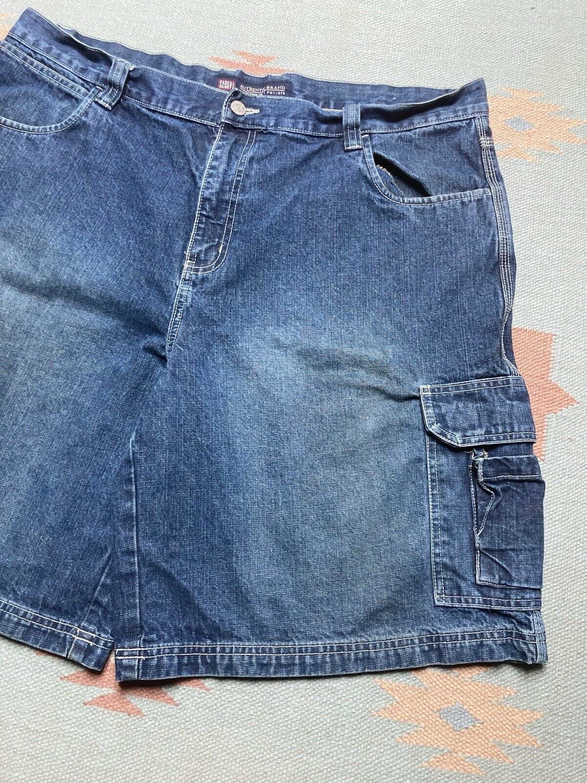 Faded Glory × Vintage y2k baggy jeans shorts jorts cargo carpenter wide skater 40 Size US 40 / EU 56 - 5 Thumbnail
