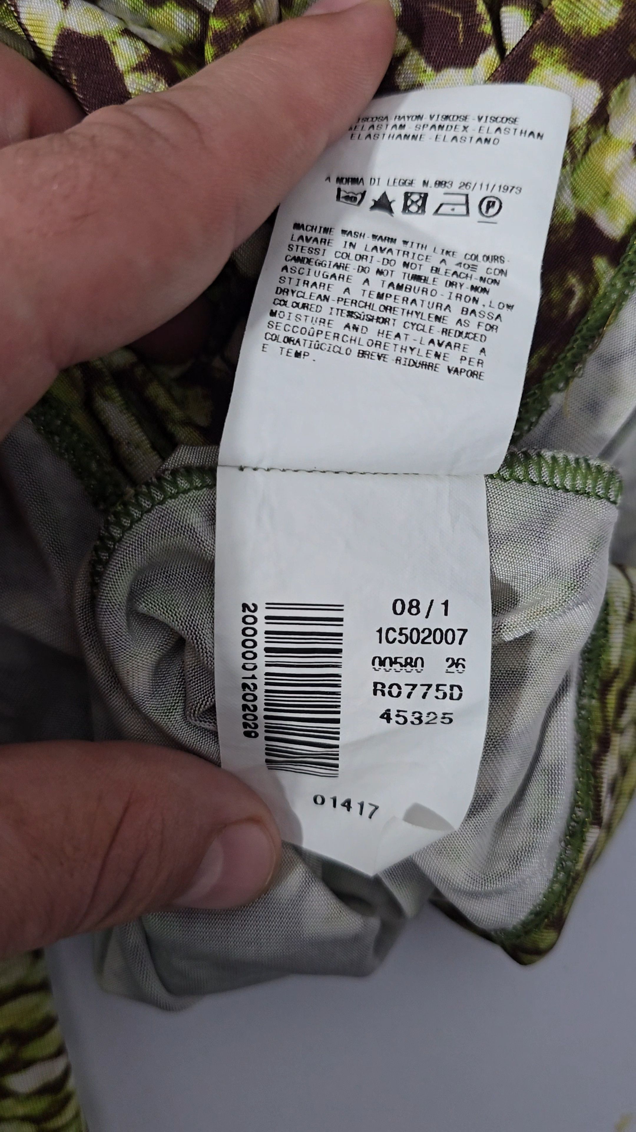 Just Cavalli Just Cavalli vintage scoop-neck,green and brown animal print Size L / US 10 / IT 46 - 12 Thumbnail
