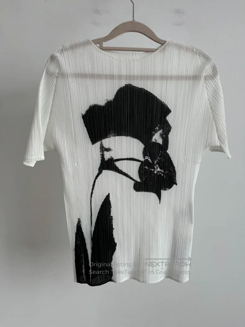 Issey Miyake Issey Miyake White Short Sleeve Size M / US 6-8 / IT 42-44 - 1 Thumbnail