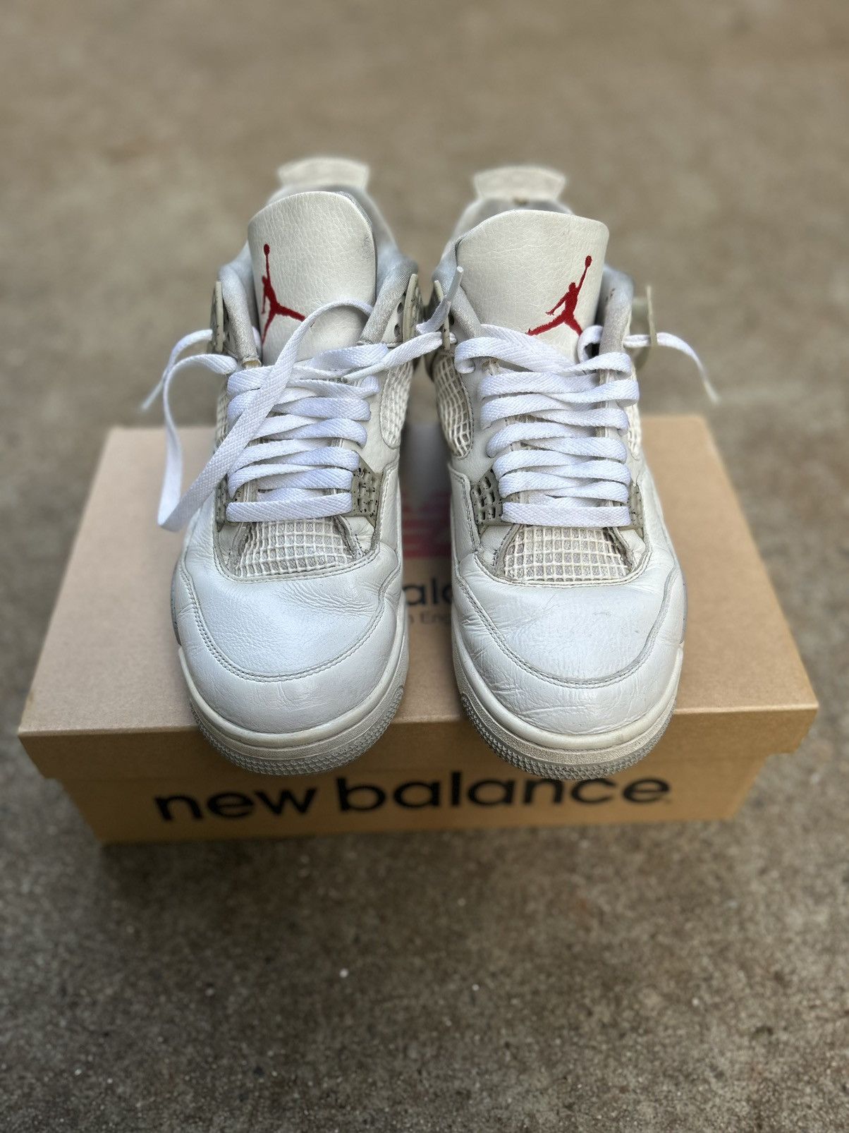 Jordan Brand × Nike Air Jordan 4 Retro x White Oreo Size US 10 / EU 43 - 4 Thumbnail