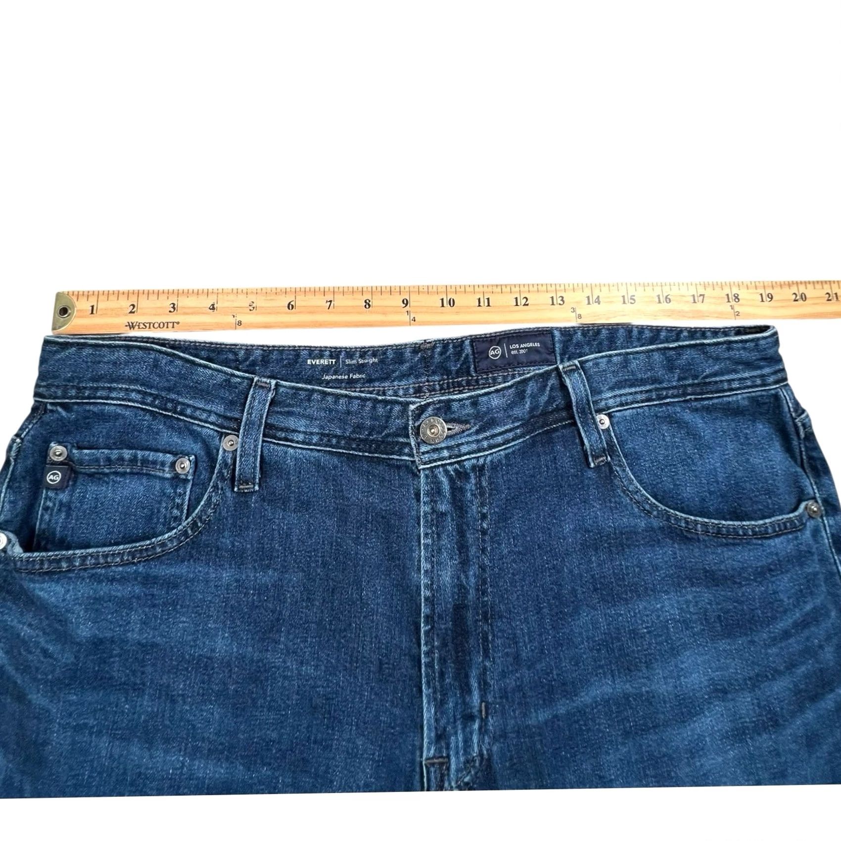 AG Adriano Goldschmied Jeans Mens 38X32 Everett Slim Straight 