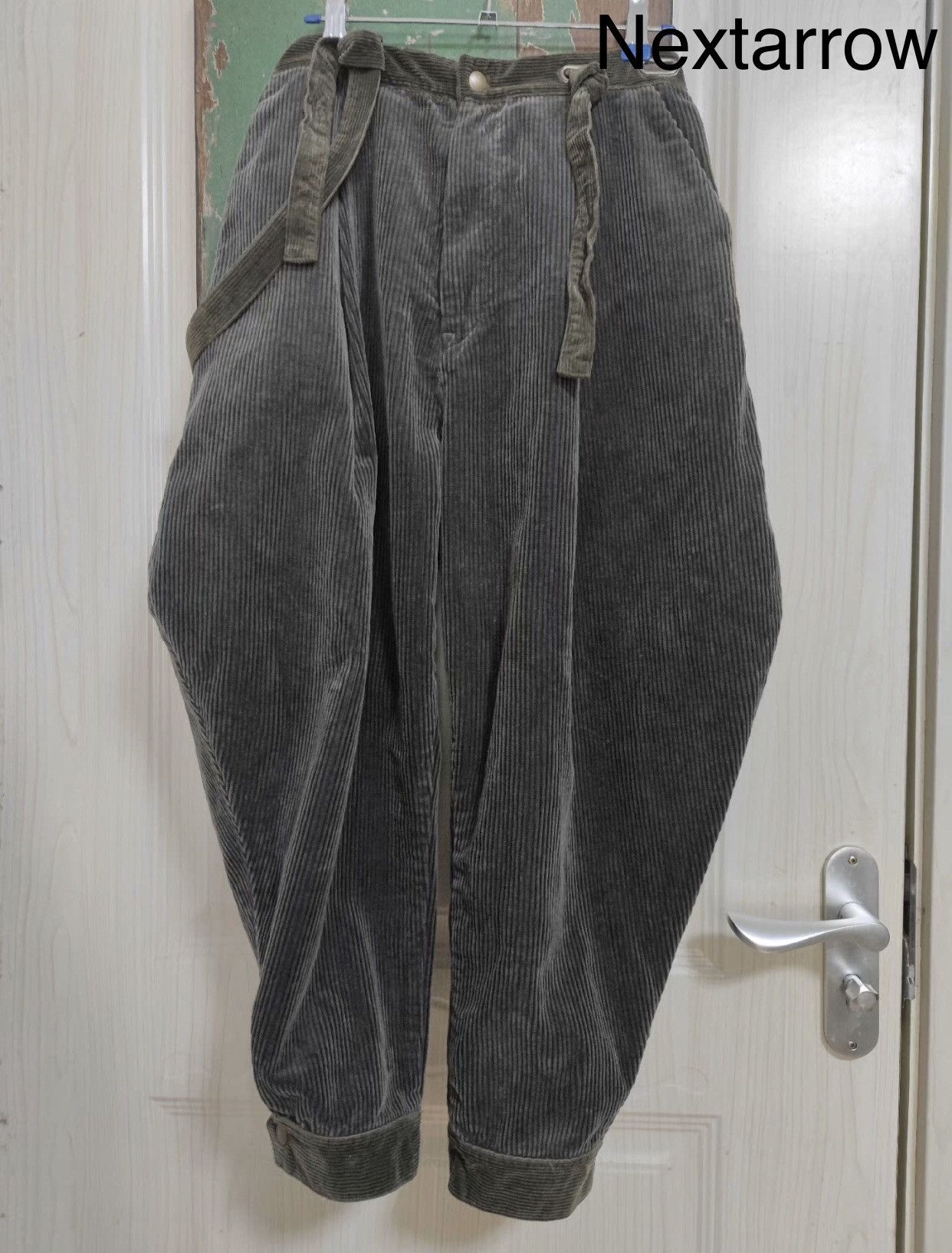 Kapital Kapital retro dark green suspender corduroy horse pants Size US 30 / EU 46 - 1 Thumbnail