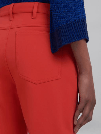 Marni o1srvl11e0624 Trousers in Red Size 26" / US 2 / IT 38 - 5 Thumbnail