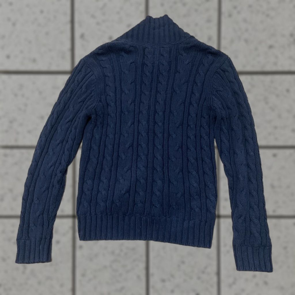 Vintage Heritage 1981 Toggle Cardigan Sweater Adult L Slim Dark Cable Knit Shawl Collar Size L / US 10 / IT 46 - 1 Thumbnail